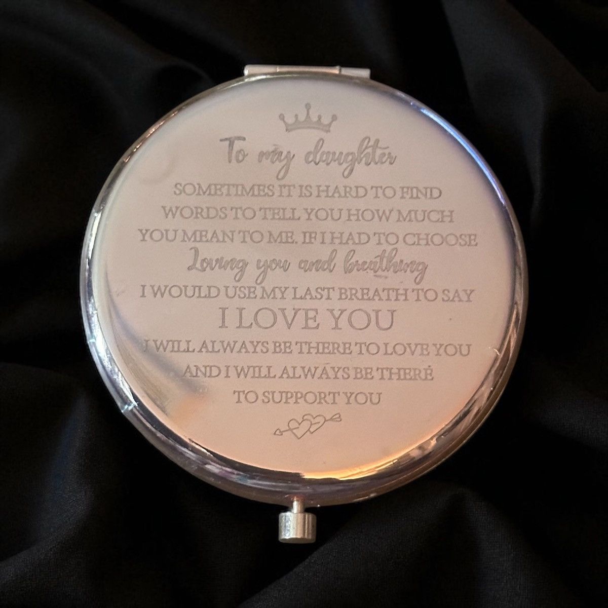 Other To My Daughter rose gold compact mirror Size ONE SIZE - 1 Thumbnail