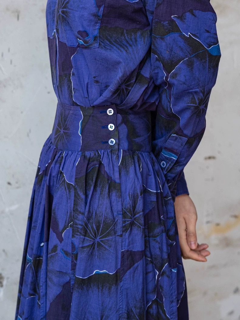 Kenzo KENZO Blue and purple flower set vintage Size M / US 6-8 / IT 42-44 - 7 Thumbnail