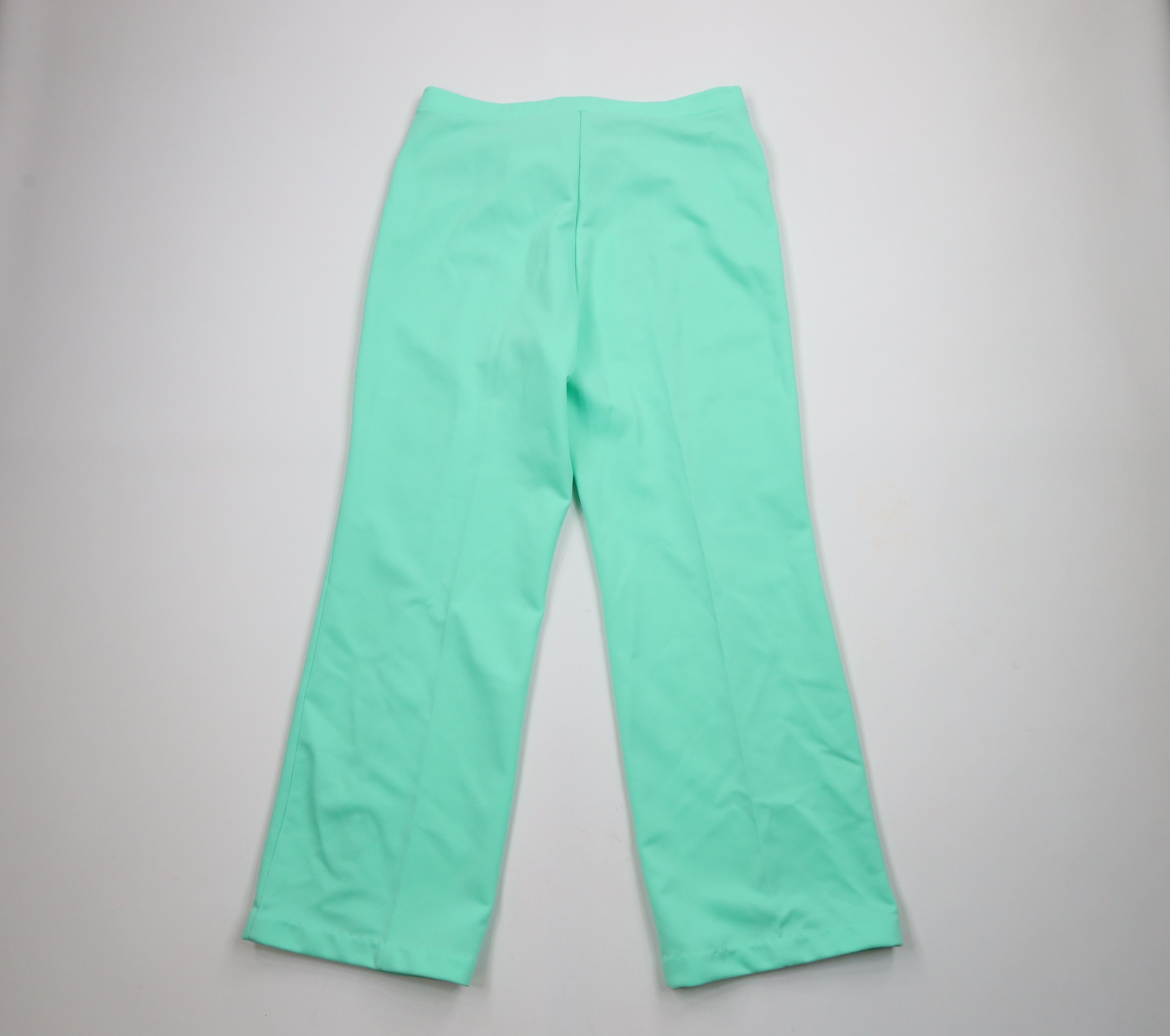 Vintage Vintage 70s Streetwear Bell Bottoms Pants Mint Green USA Size 38" / US 16 / IT 52 - 7 Thumbnail
