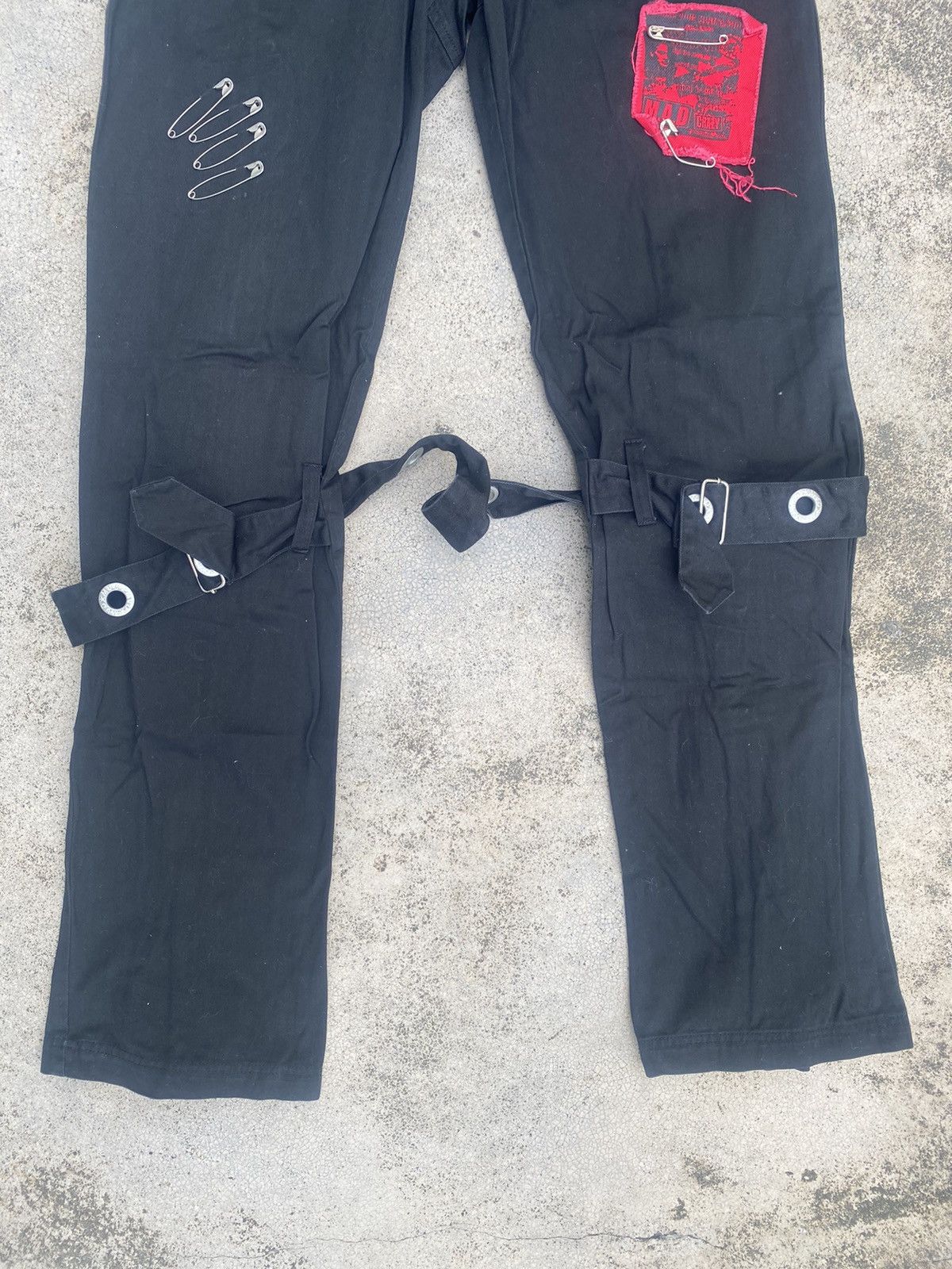 Japanese Brand × Punk and Yo MVD Gothic Punk Seditionaries Bondage Zipper Denim Pants Size US 29 - 10 Thumbnail