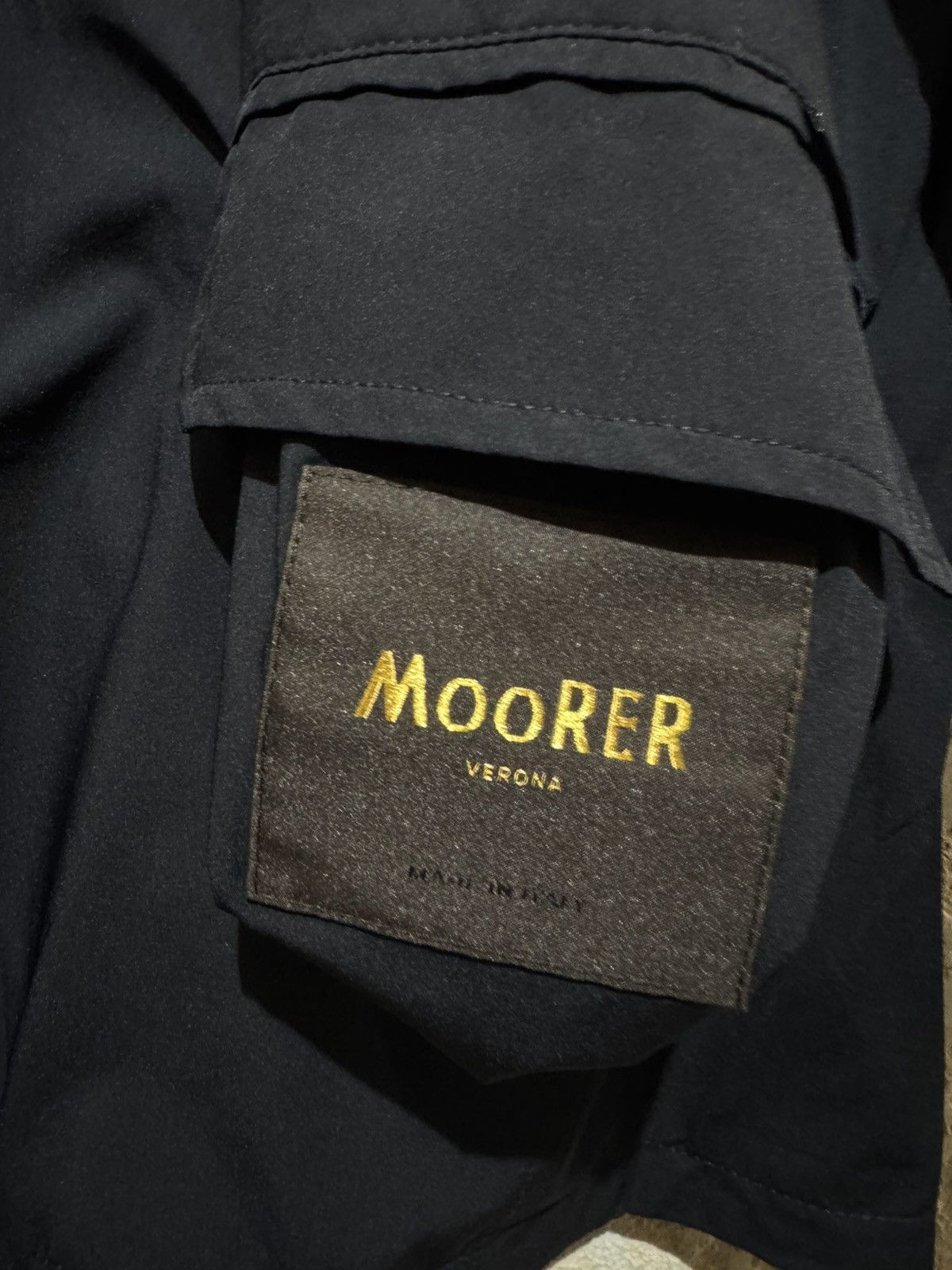 MooRER MooRER Lightweight Reversible jacket Black Navy Blue Size M Size US M / EU 48-50 / 2 - 22 Thumbnail