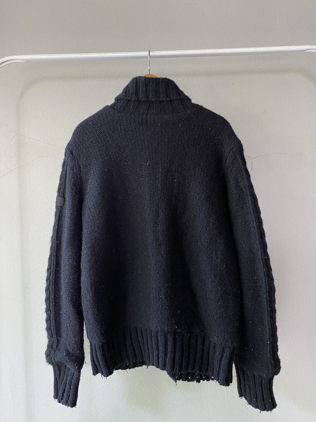 Schott SchottⓇ Black Thick Knit Sweater Size US M / EU 48-50 / 2 - 10 Thumbnail