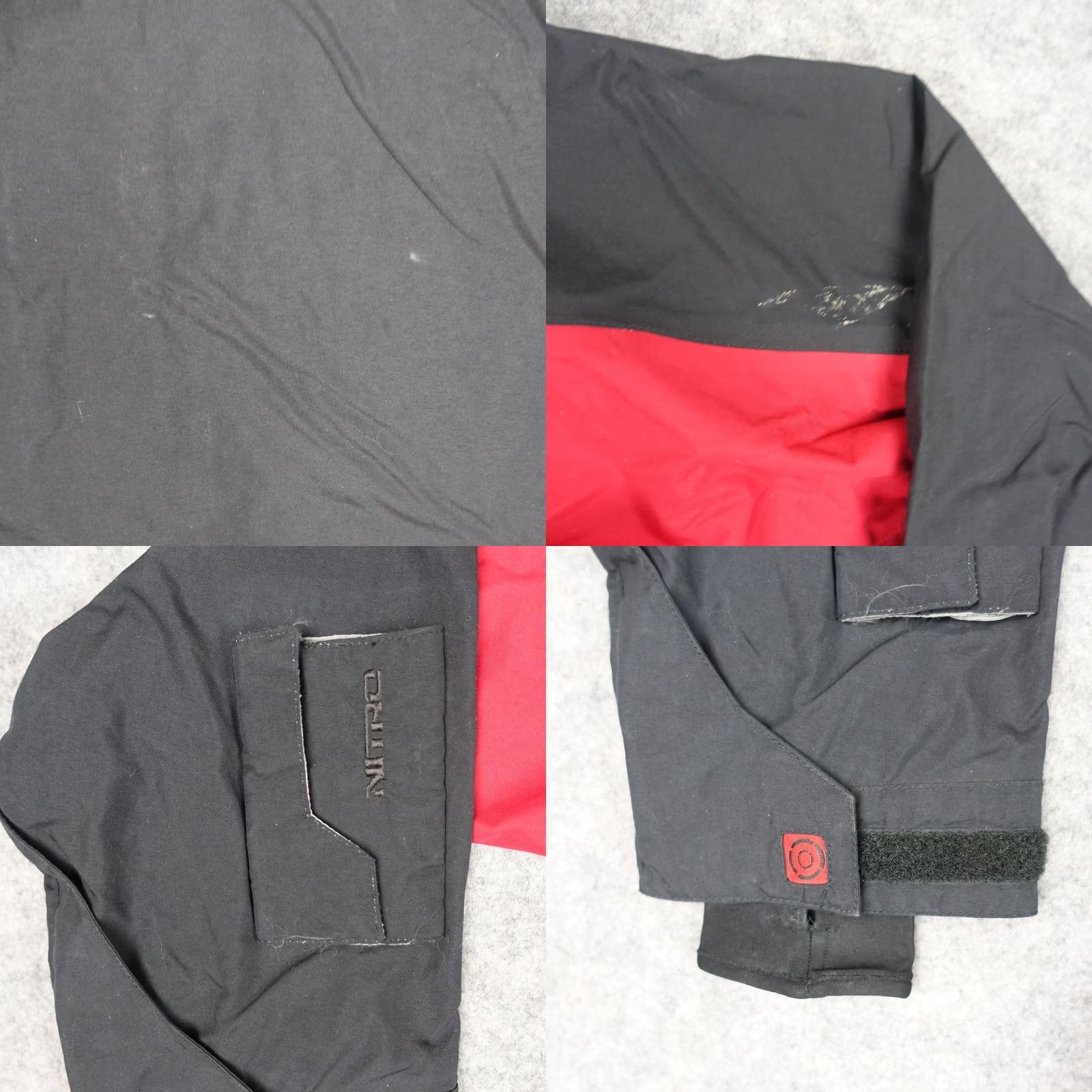 Vintage Nitro Snowboards Ski Jacket Mens Medium Black Red Rogue 20K Hooded Waterproof Size US M / EU 48-50 / 2 - 9 Thumbnail