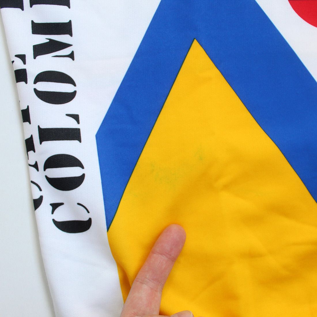 Vintage 1986 PILAS VARTA Cafe De Colombia cycling jersey bike tshirt Size L / US 10 / IT 46 - 7 Thumbnail