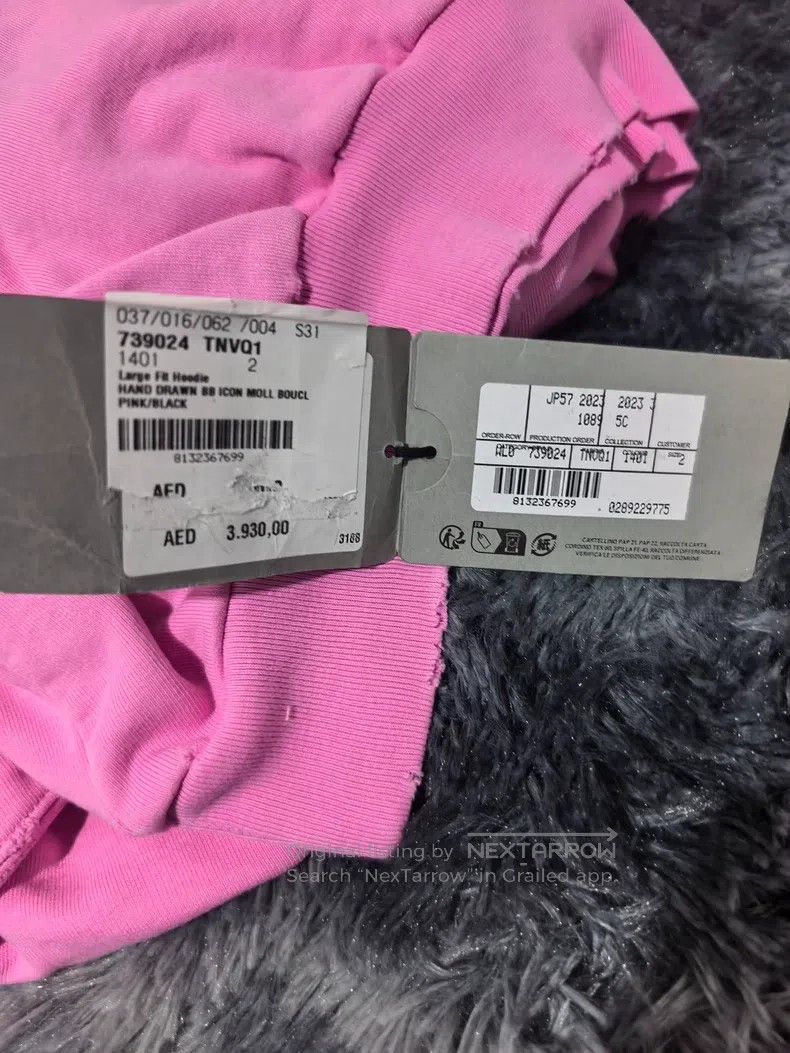 Balenciaga Balenciaga Pink Watercolor Splatter Hoodie Size US M / EU 48-50 / 2 - 5 Thumbnail
