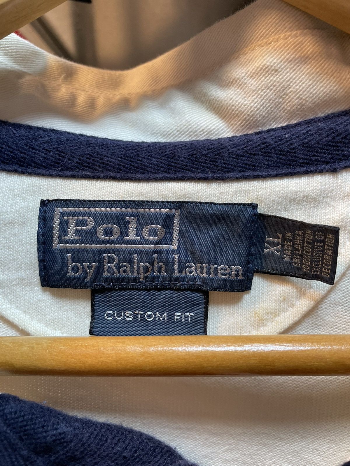 Polo Ralph Lauren Vintage Polo Ralph Lauren Long Sleeves Polo Shirt Size US XL / EU 56 / 4 - 4 Thumbnail