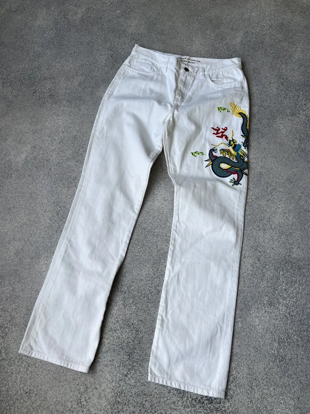 Polo Ralph Lauren × Ralph Lauren × Vintage Vintage Ralph Lauren Women’s Chinese Dragon pants Size 26" / US 2 / IT 38 - 3 Thumbnail