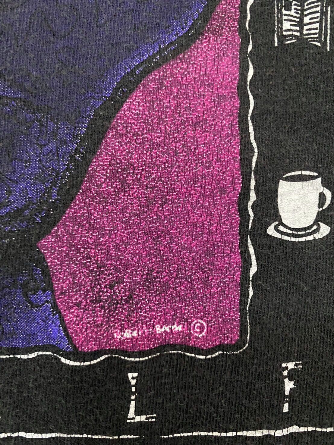 Vintage 🎨🖼️ Vintage 90s Espresso Thy Self 🎨🖼️ Size US XL / EU 56 / 4 - 4 Thumbnail