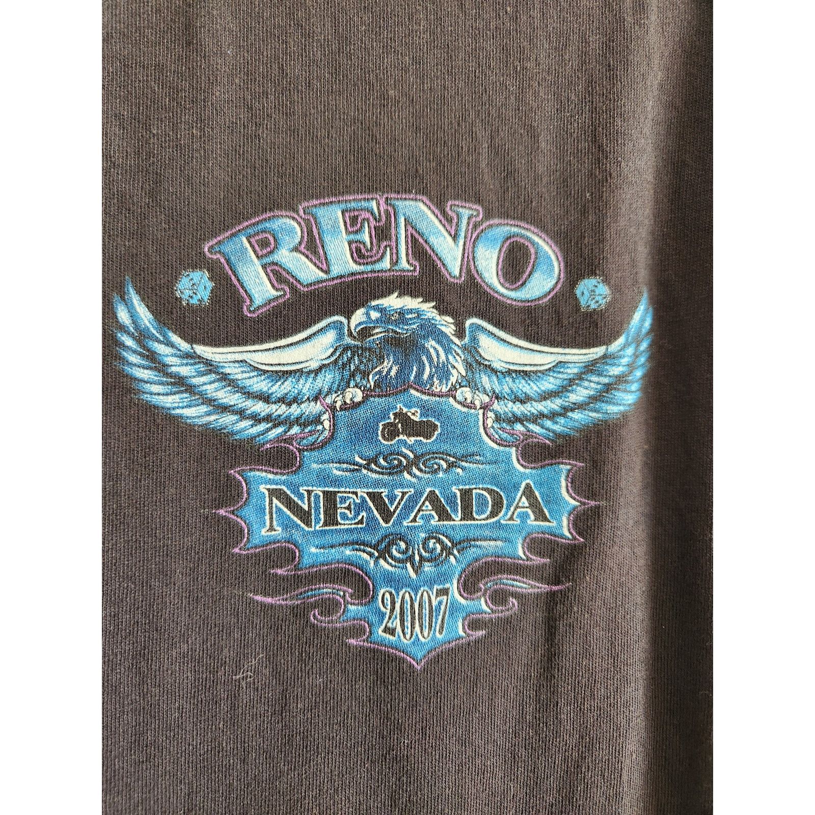 Other Y2k Reno Nevada 2007 Graphic Tee Shirt-M Size US M / EU 48-50 / 2 - 3 Thumbnail