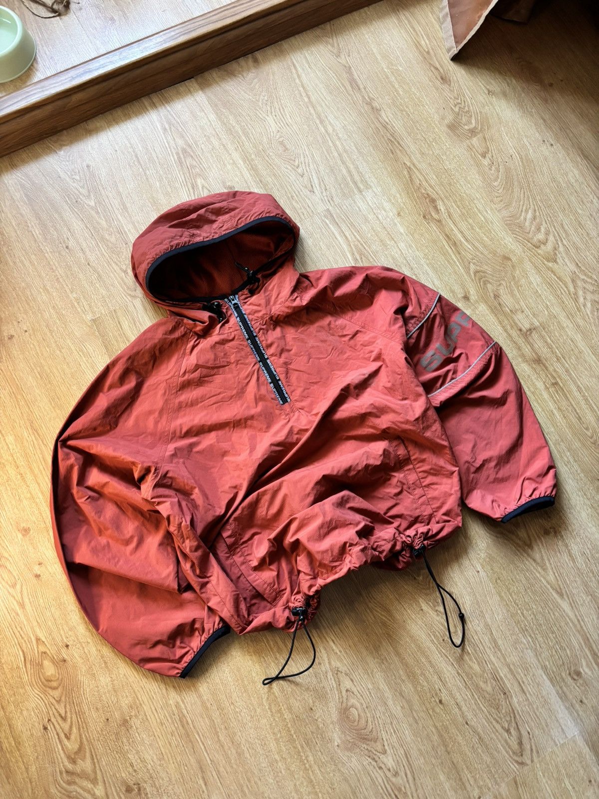 Supreme CRAZY SUPREME HANORAC With a reflective logo Size US M / EU 48-50 / 2 - 1 Thumbnail