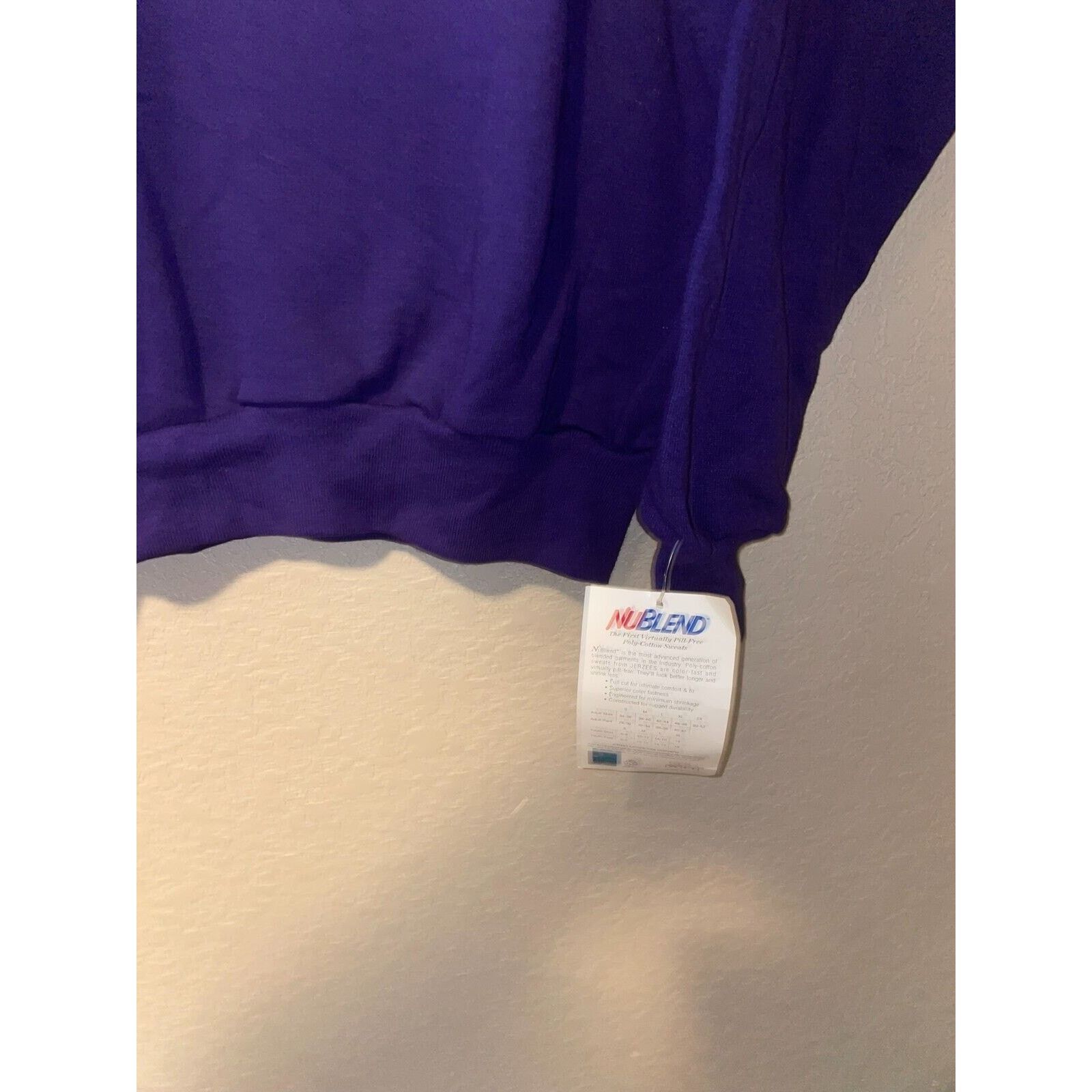 Jerzees Vintage North Dakota Sweatshirt Winter Trees Purple VTG 90s Size US M / EU 48-50 / 2 - 5 Thumbnail