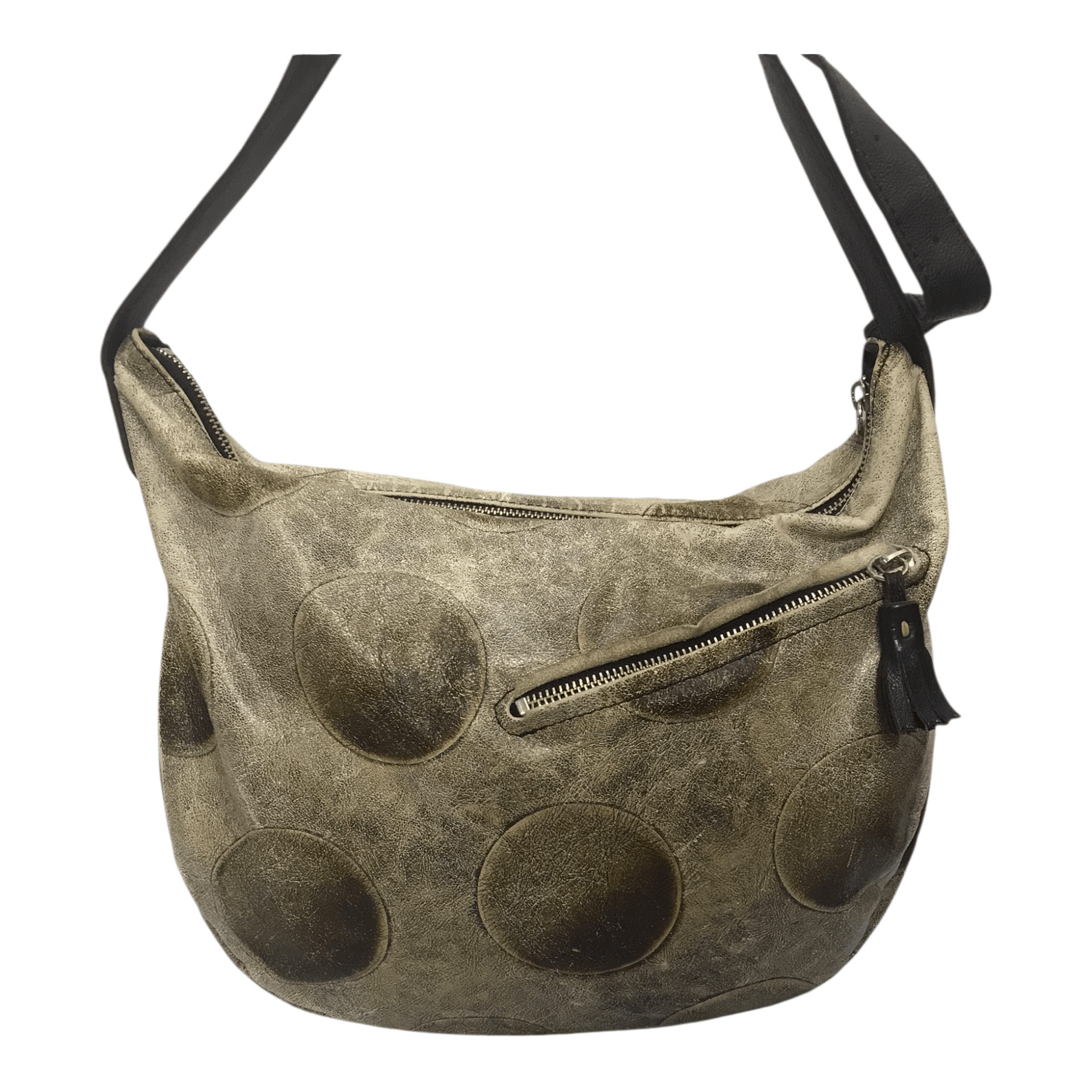 Japanese Brand Cream Leather Bag Size ONE SIZE - 3 Thumbnail