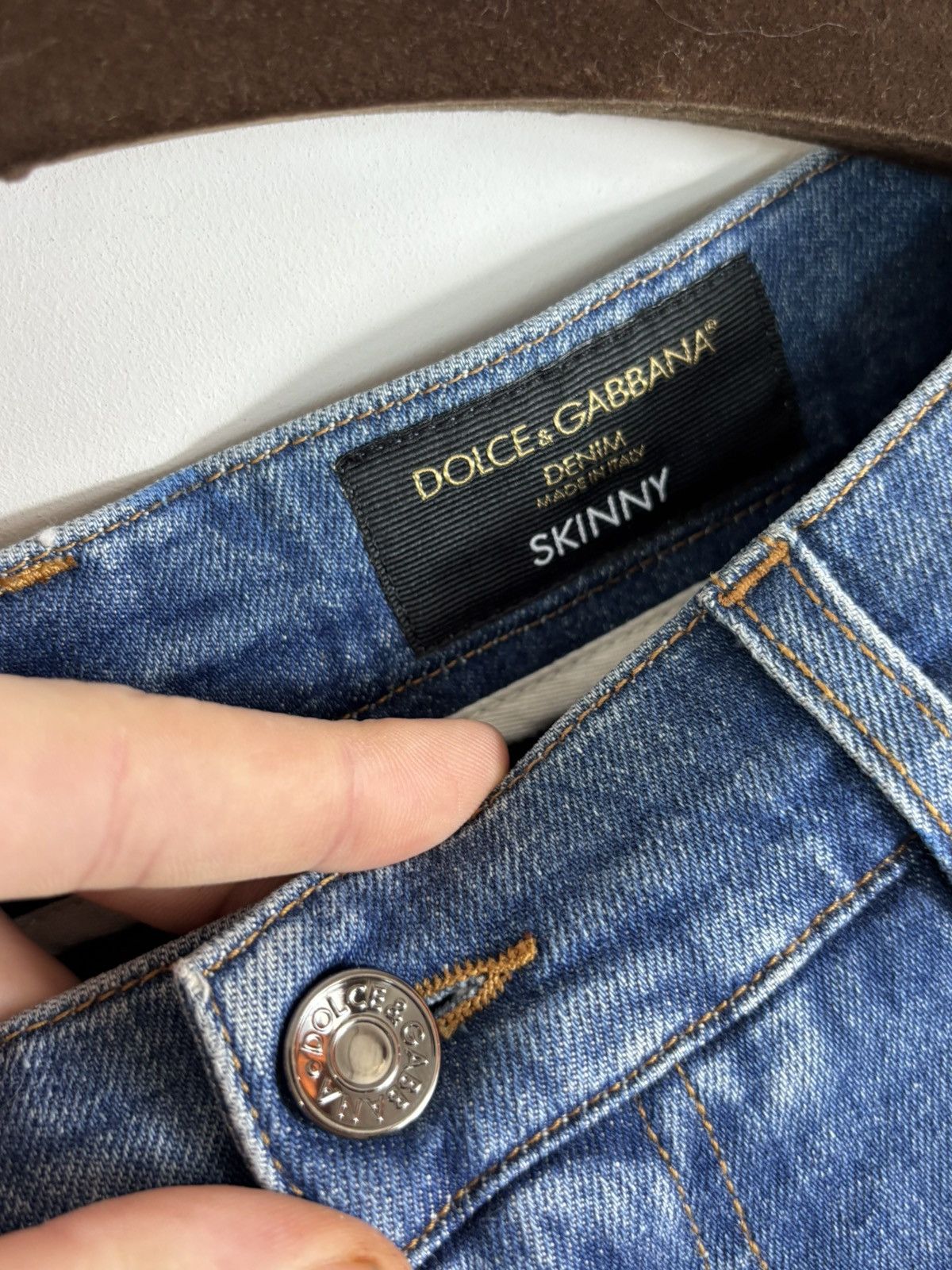 Dolce & Gabbana Dolce Gabbana Distressed Denim Jeans Size US 31 - 7 Thumbnail