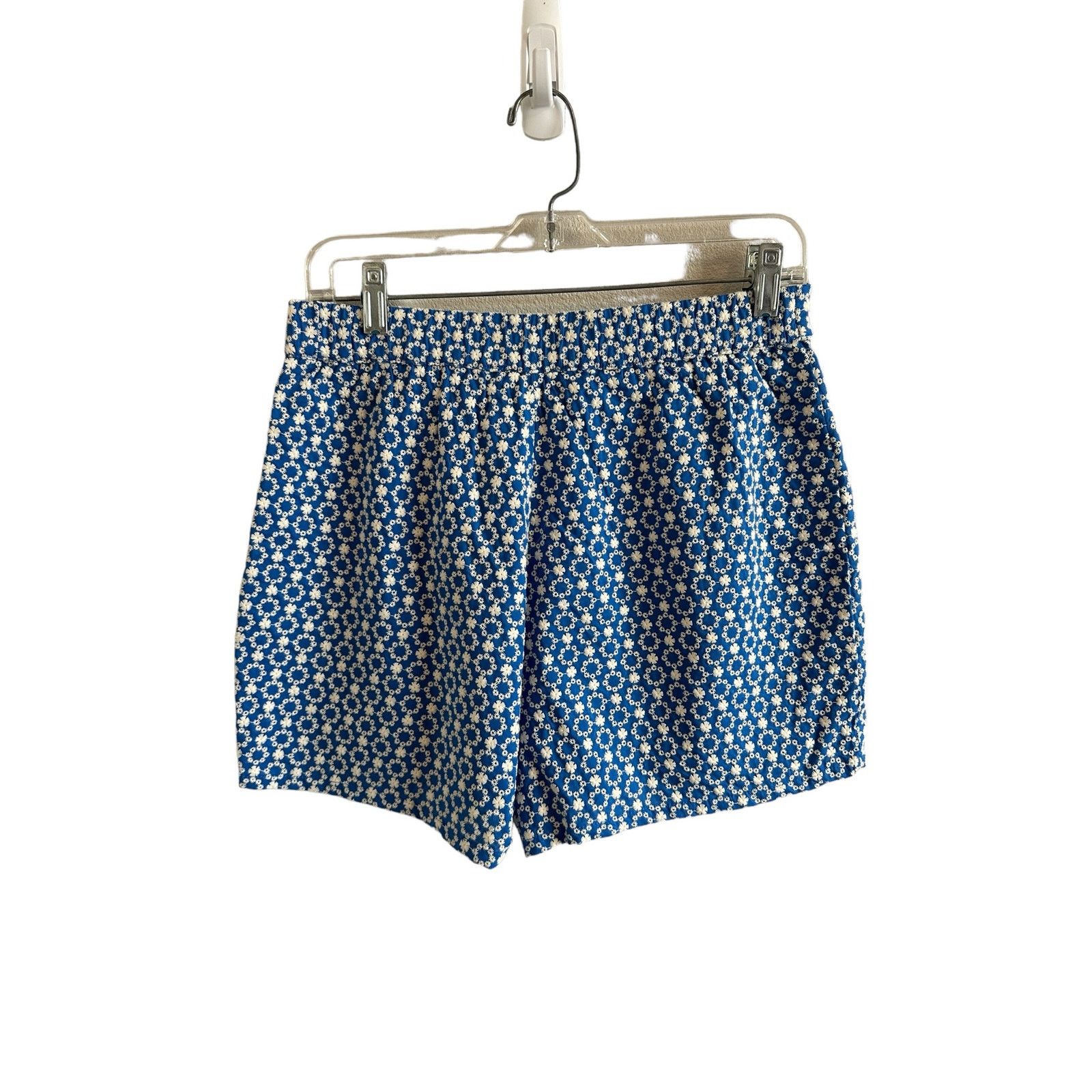 Other Blue White Floral Embroidered Blouse Shorts Set - Medium Size 30" / US 8 / IT 44 - 16 Thumbnail