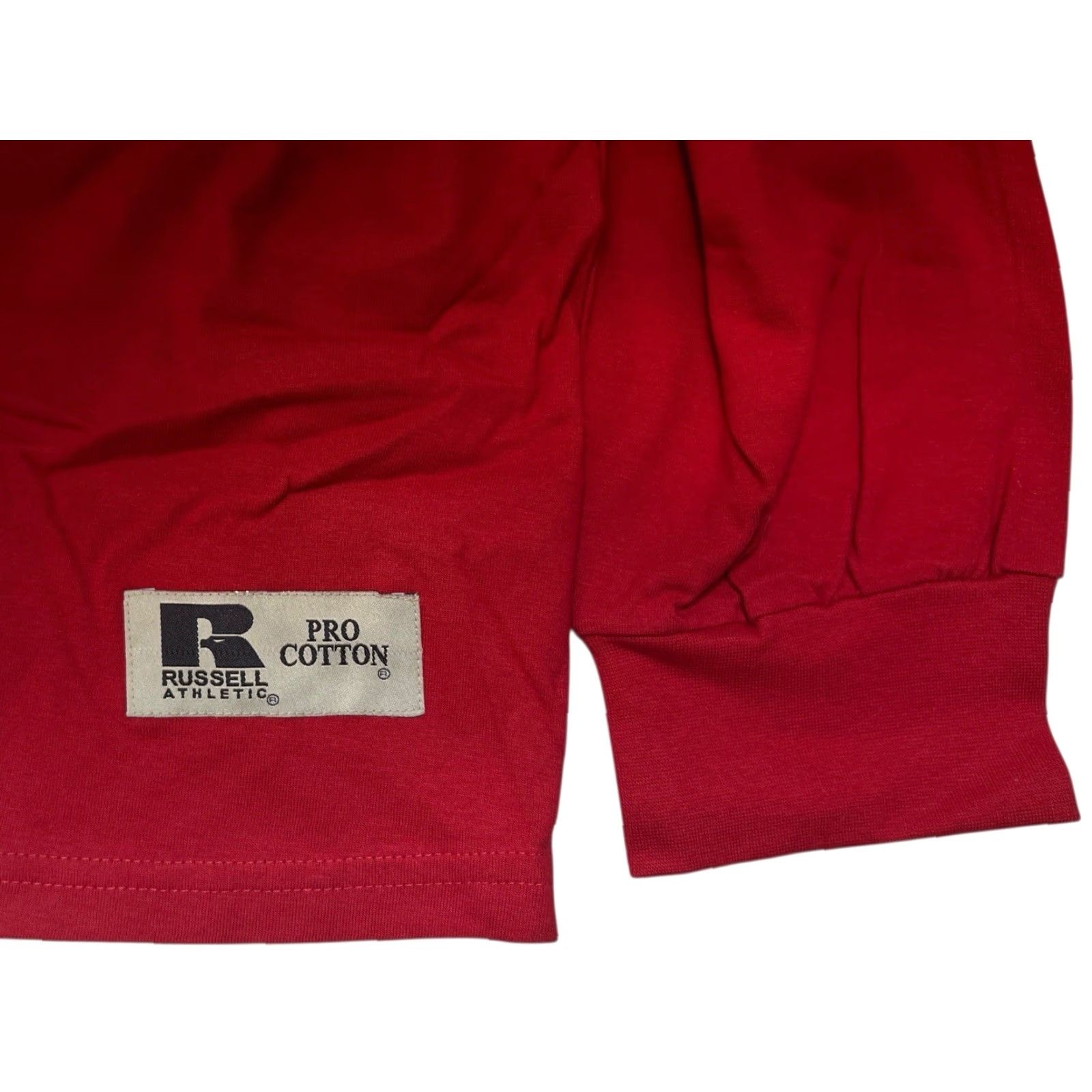 Russell Athletic VINTAGE Russell Athletic Pro Cotton Mock Neck Shirt Mens XXL NOS NWT 90s Red Long Sleeve 32" 29.5" 28" Sleeves Womens? No gender. Size US XXL / EU 58 / 5 - 5 Thumbnail