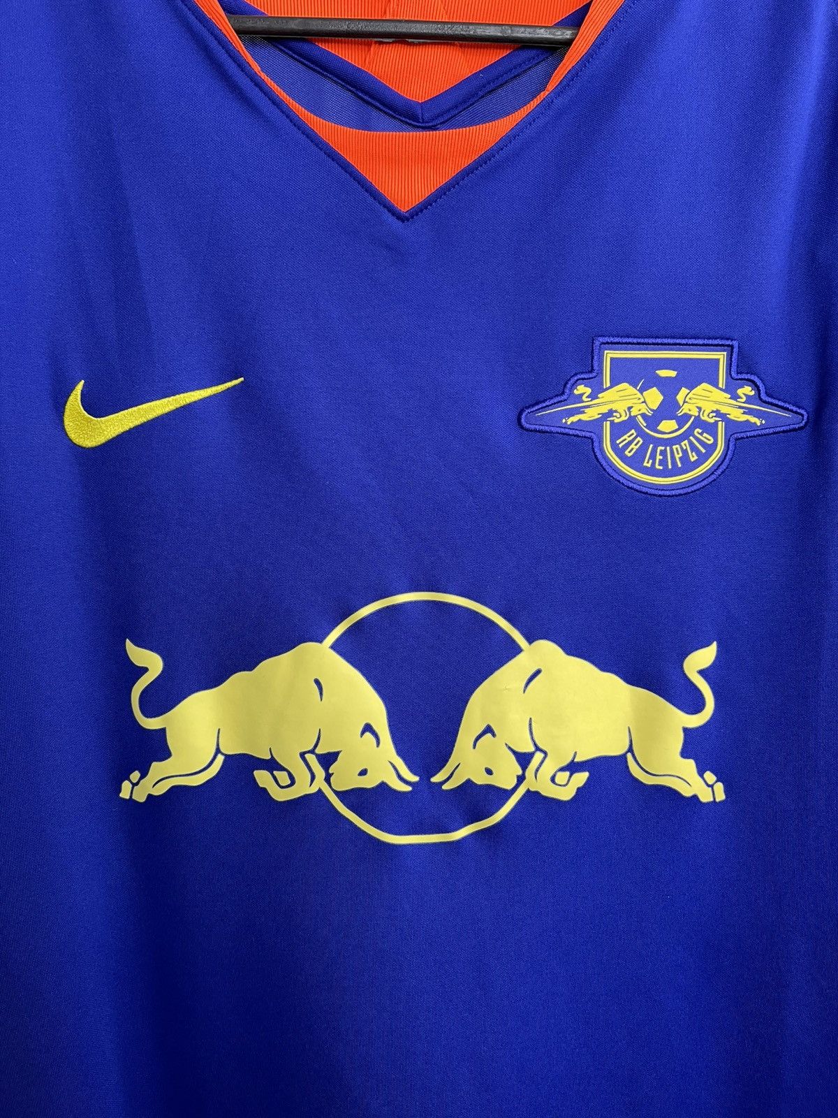 Nike 2020/2021 Nike RB Leipzig Red Bull Soccer Jersey T-Shirt Tee Size US L / EU 52-54 / 3 - 7 Thumbnail