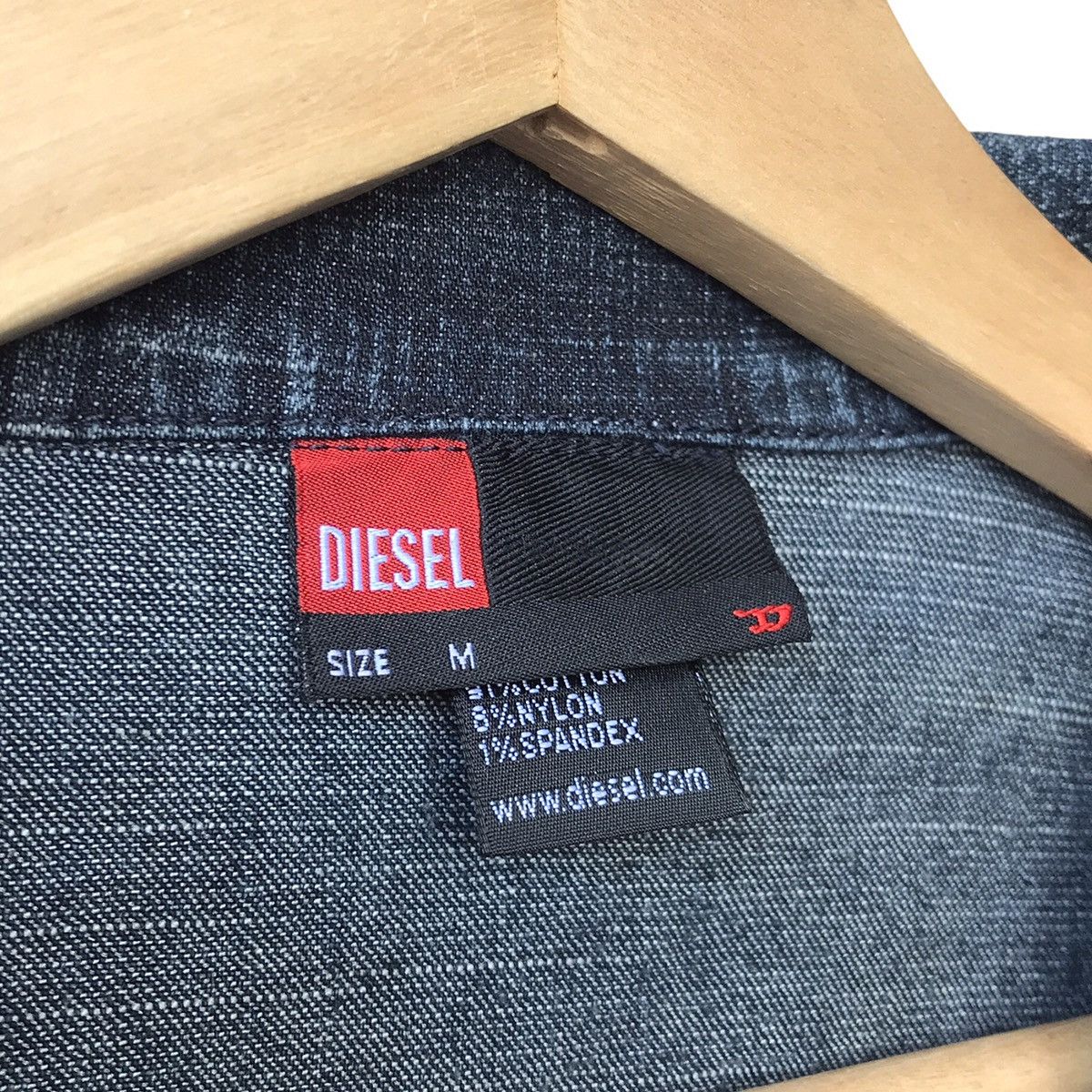 Diesel × Vintage Diesel Y2K Distressed Processed Stretchable Denim Jacket Size US M / EU 48-50 / 2 - 12 Thumbnail