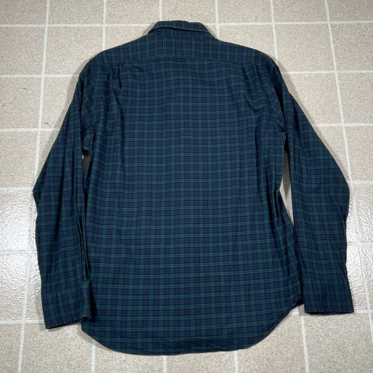 Polo Ralph Lauren Polo Ralph Lauren Slim Fit Shirt Blue Green Plaid Tartan Size US L / EU 52-54 / 3 - 2 Thumbnail