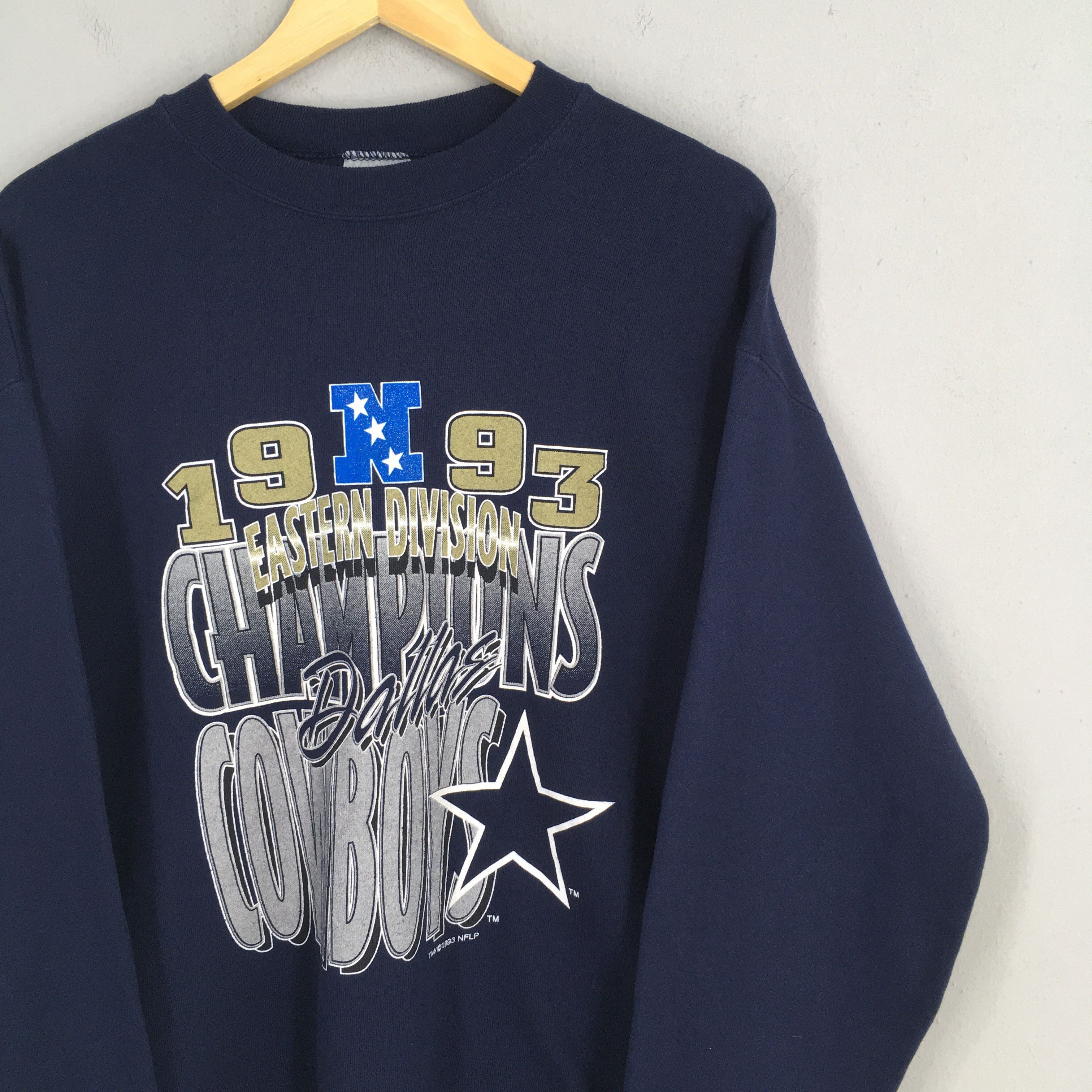 NFL Vintage 90s Dallas Cowboys NFL Rugby Sweater XLarge Size US XL / EU 56 / 4 - 2 Thumbnail