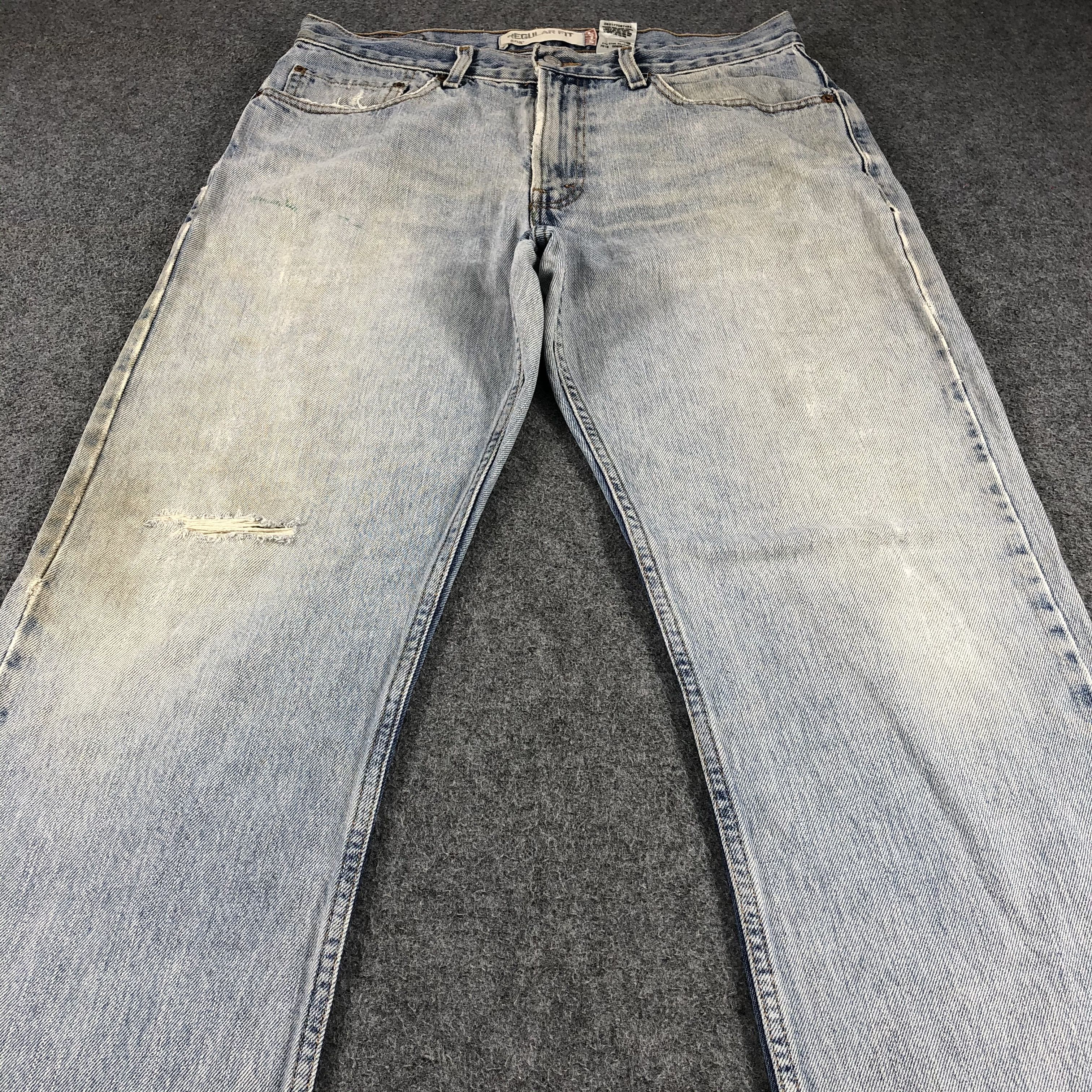 Levi's × Vintage Vintage Light Wash Levis Jeans Lot 505-JM819 Size US 34 / EU 50 - 3 Thumbnail