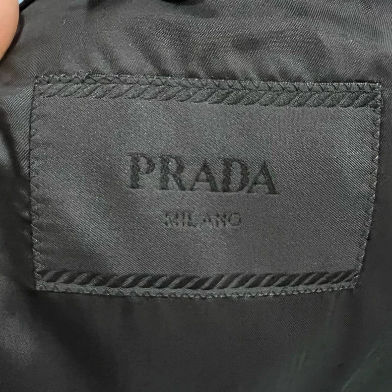 Prada Prada Triangle logo on the back black suit 2501-Nextarrow Size 50R - 5 Thumbnail