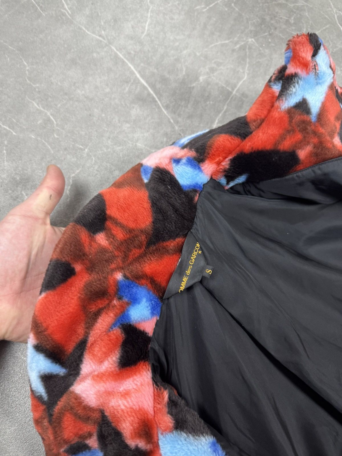 Comme des Garcons COMME des GARÇONS Bow Print Blanket Jacket Japan Size S Size S / US 4 / IT 40 - 5 Thumbnail