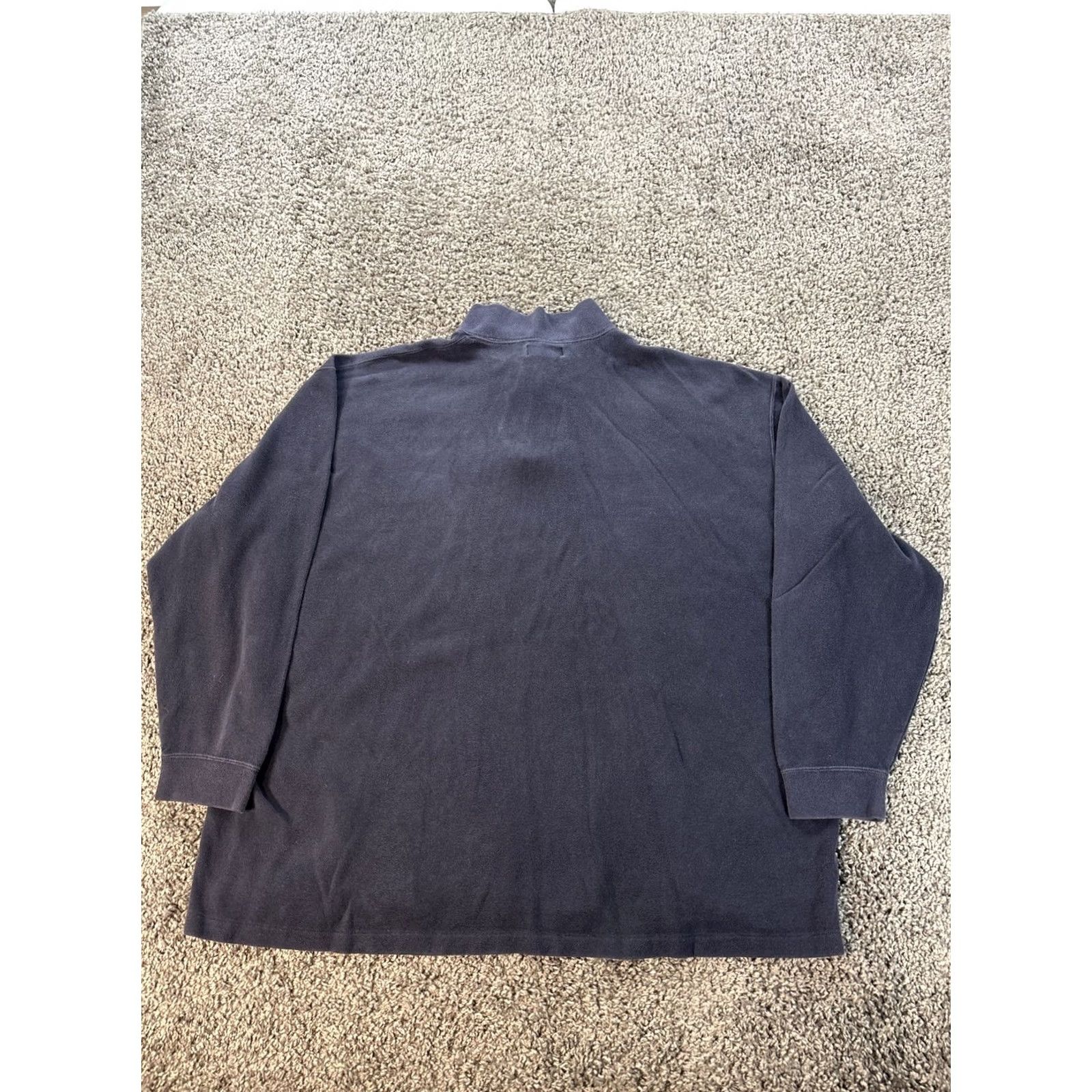 Polo Ralph Lauren Polo Ralph Lauren Sweater Shirt 4XLT Mens Blue Yellow Pony Cotton Knit 1/4 Zip Mock Neck Pullover Classic Preppy Designer Logo Size US XXL / EU 58 / 5 - 5 Thumbnail