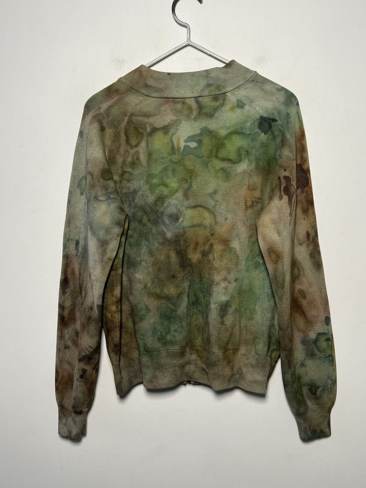 Acne Studios Hand-dyed Acne Studios zip-up cotton sweater Size US M / EU 48-50 / 2 - 10 Thumbnail
