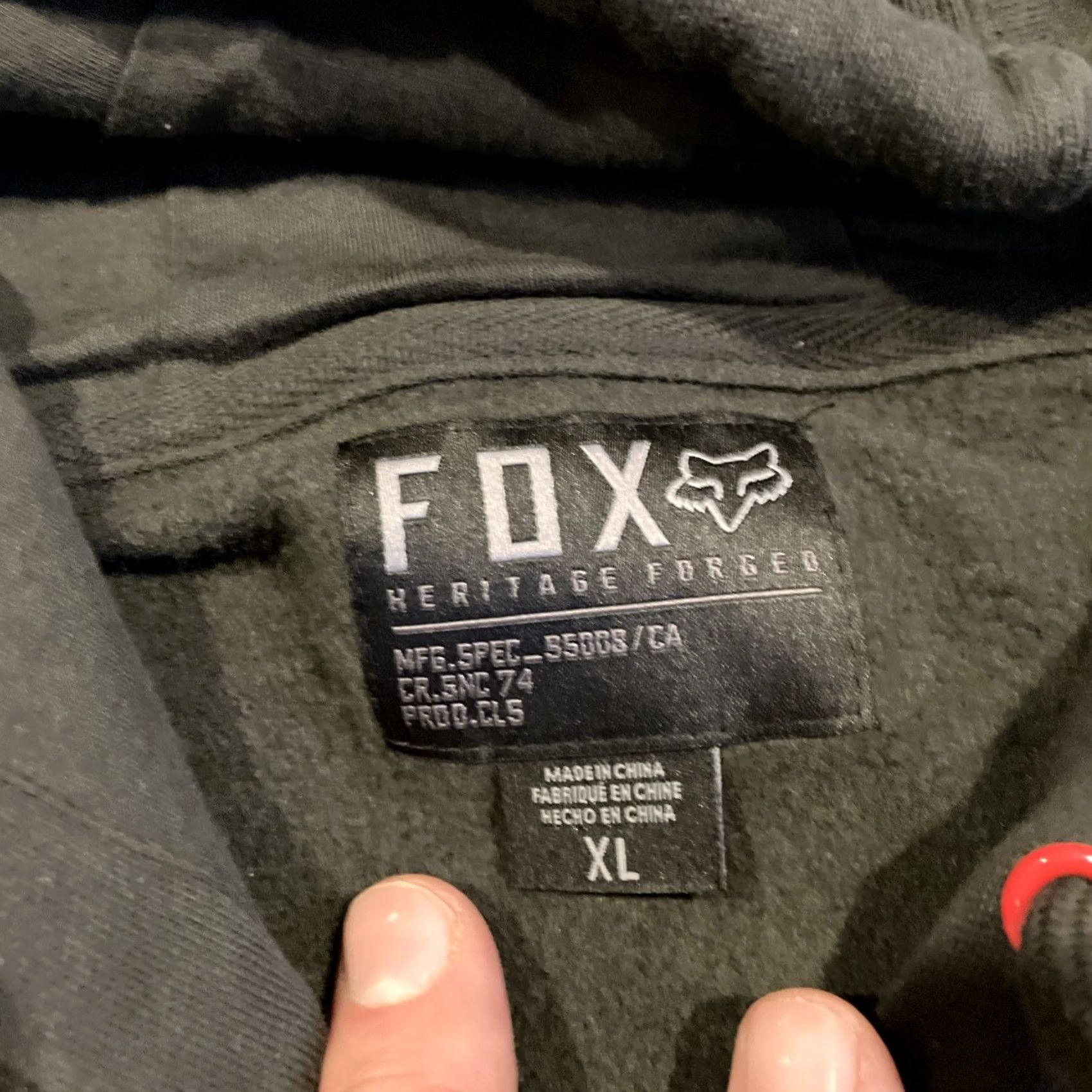 Fox Racing NWT Fox Racing Moto-X Full Zip Sweatshirt Marz Le Zip Fleece Size XL Multicolor Logo Pockets Graphic Print Racing Mens Sweatshirt Zip Fleece Size US XL / EU 56 / 4 - 3 Thumbnail