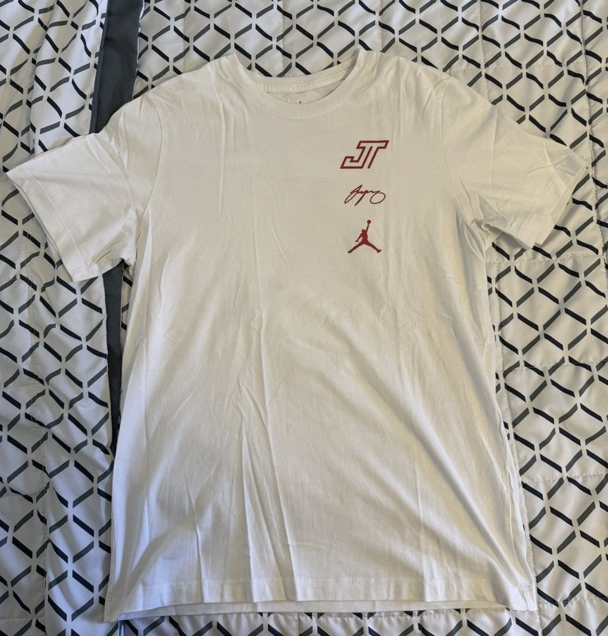Jordan Brand Jordan Jayson Tatum DNA T-Shirt White Size L FQ4142-100 Size US L / EU 52-54 / 3 - 1 Thumbnail