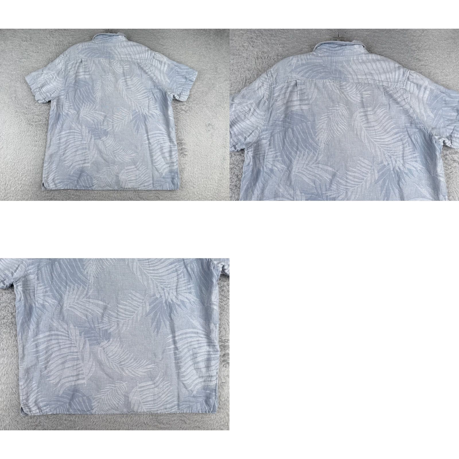Tasso Elba Tasso Elba Shirt Men Extra Large Blue Floral Palm Leaf Silk Blend Hawaiian Size US XXL / EU 58 / 5 - 9 Thumbnail