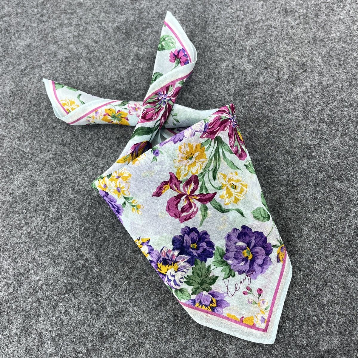 Kenzo Kenzo Handkerchief / Bandana / Neckerchief B406 Size ONE SIZE - 8 Thumbnail