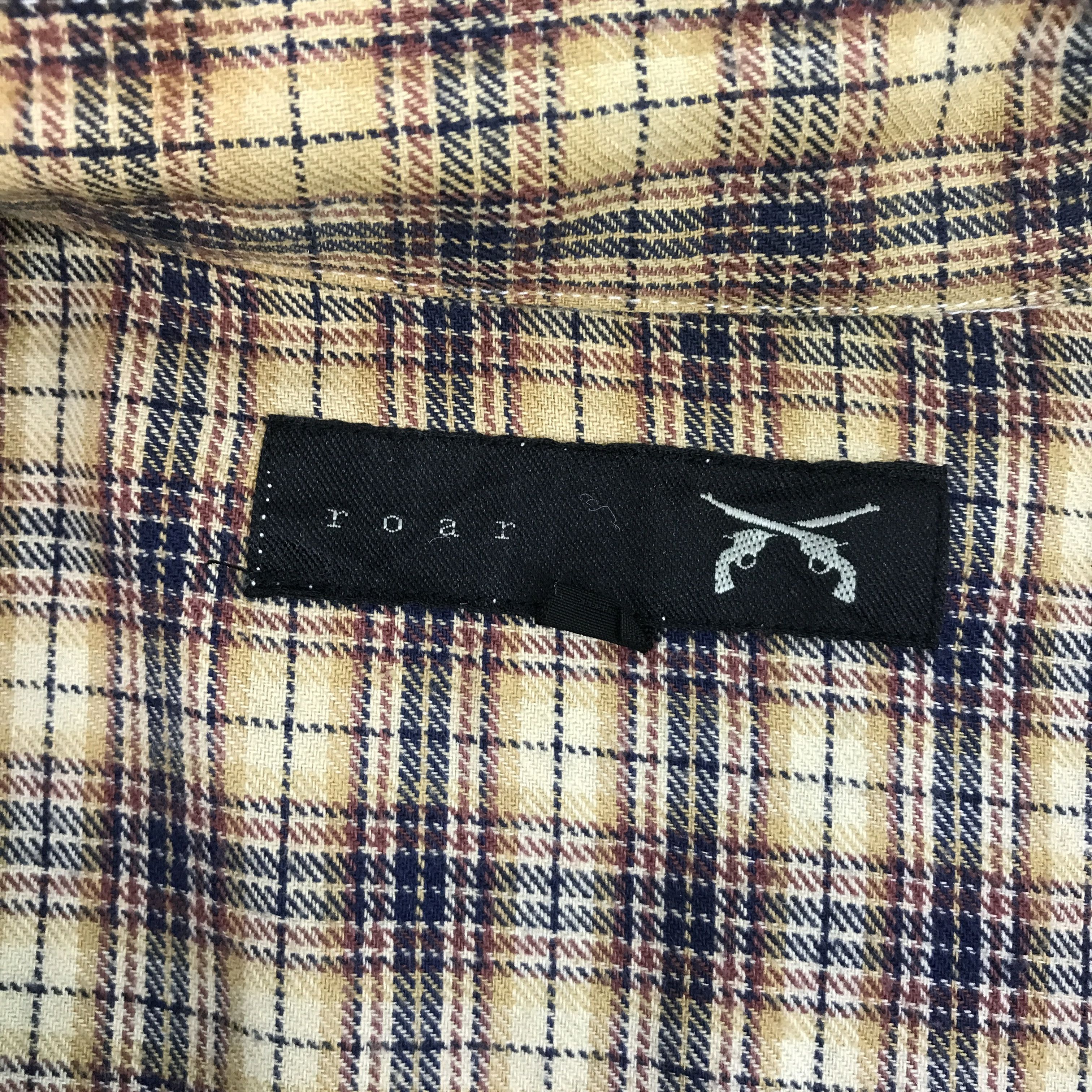 If Six Was Nine ROAR FLANNEL RUSTY STYLE PUNK BUTTON UP SHIRTS Size US M / EU 48-50 / 2 - 11 Thumbnail