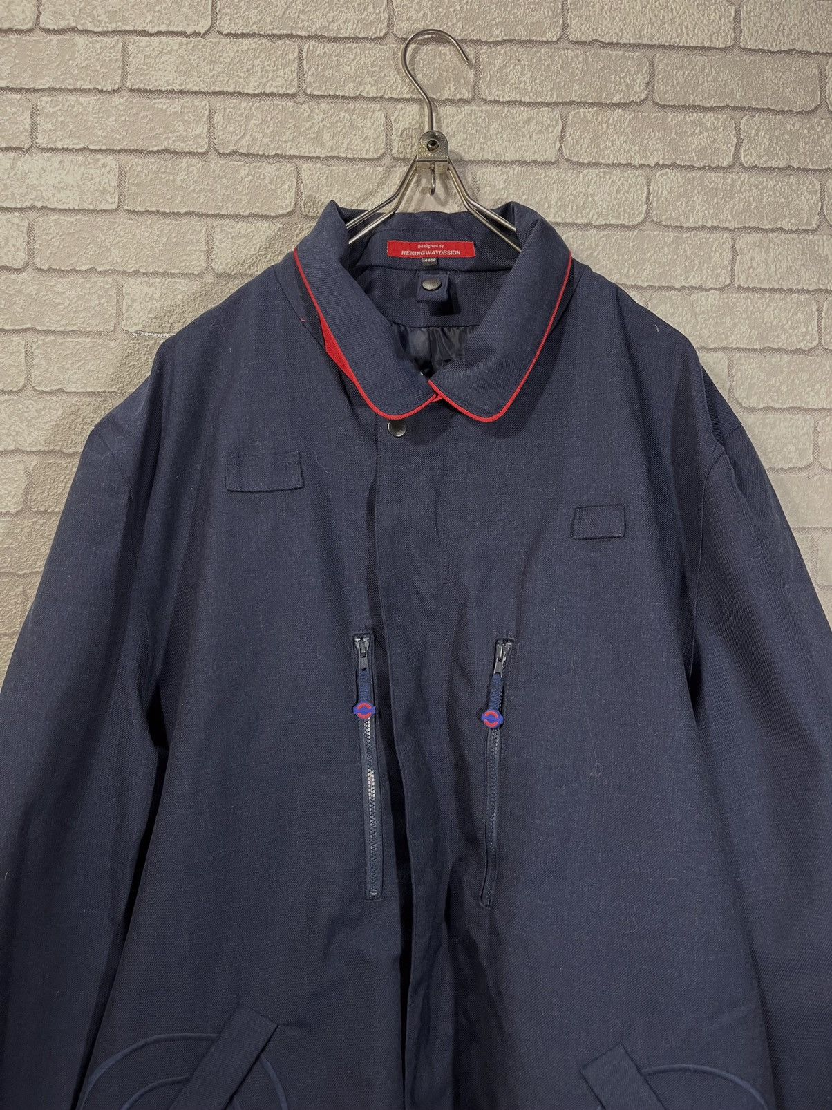 Vintage London Underground Hemingway Long Coat Very rare Size US XXL / EU 58 / 5 - 2 Thumbnail