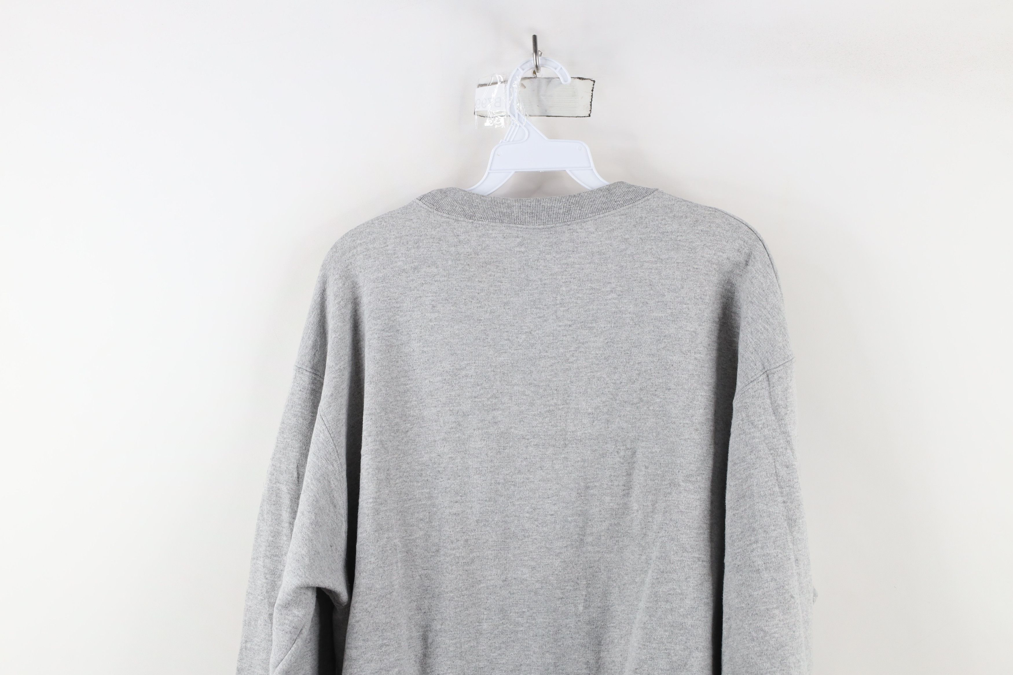 Champion × Vintage Vintage Champion Spell Out Guilford College Sweatshirt Gray Size US L / EU 52-54 / 3 - 12 Thumbnail