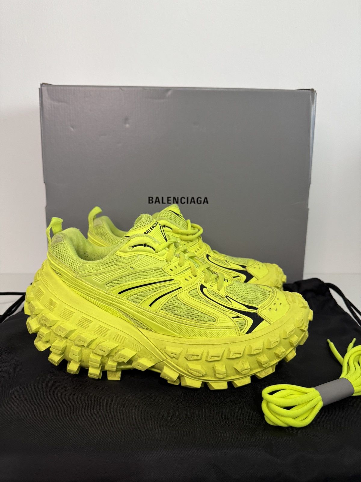 sssss　　BALENCIAGA defender 40 BALENCIAGA Rubber Mesh Mens Defender Sneakers 40 Monocolor