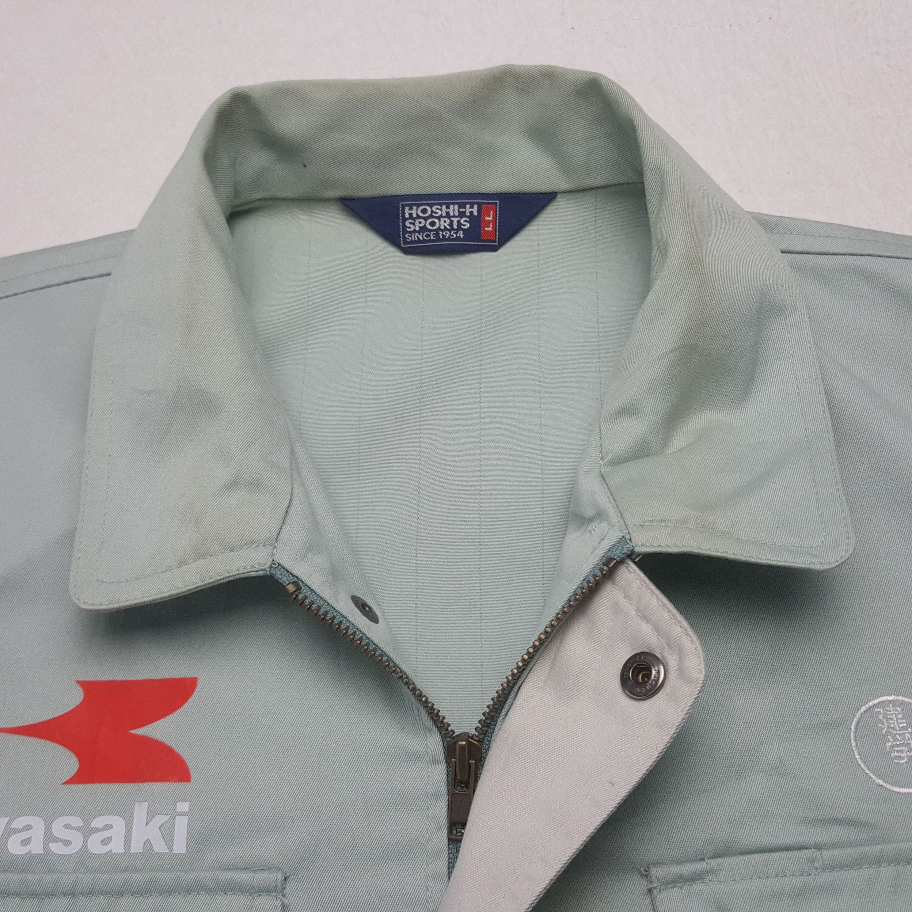Japanese Brand Vintage Kawasaki Japanese Motorsports Custom Art Jacket RR16 Size US L / EU 52-54 / 3 - 5 Thumbnail