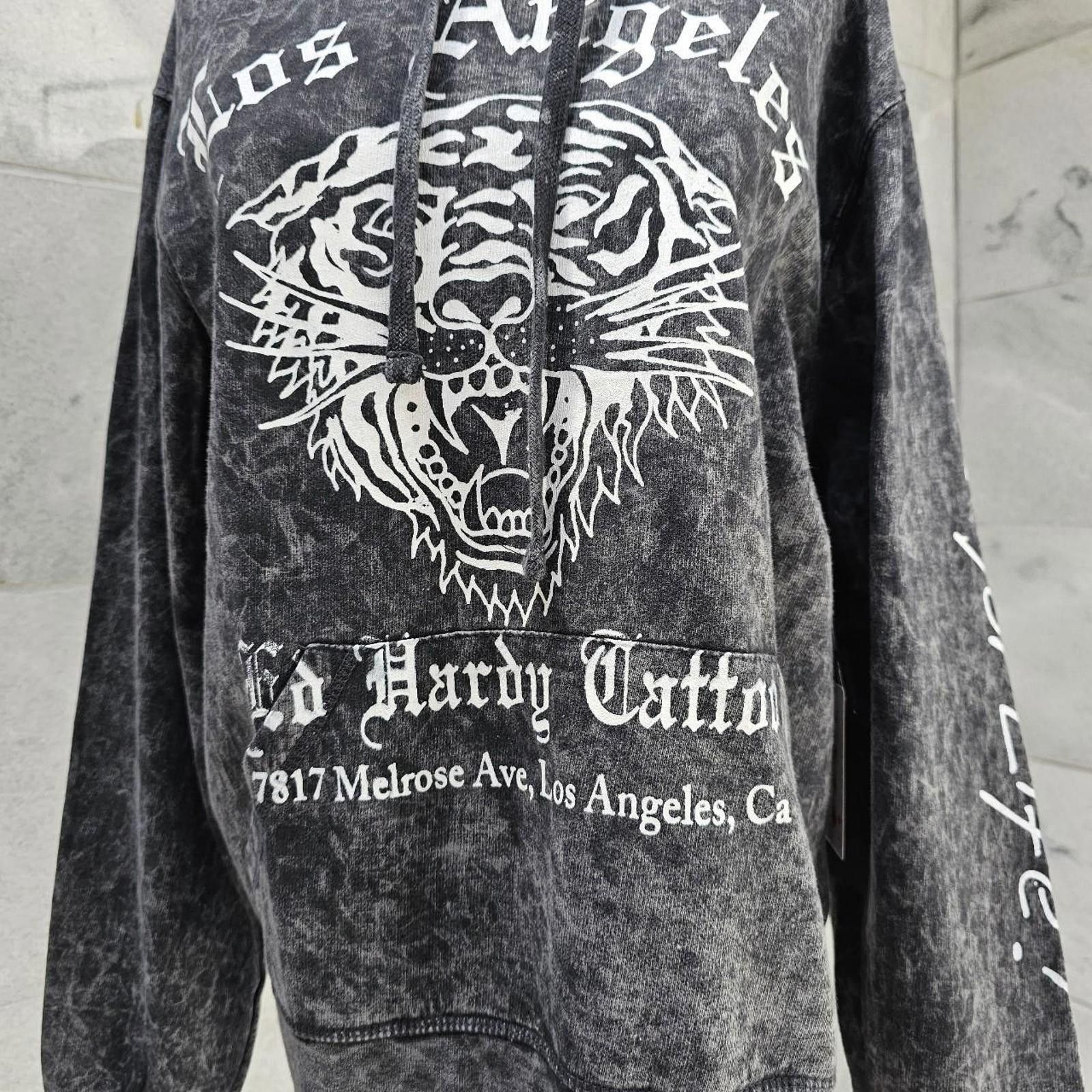 Ed Hardy Ed Hardy Men's Grey and White Sweatshirt Size US S / EU 44-46 / 1 - 3 Thumbnail