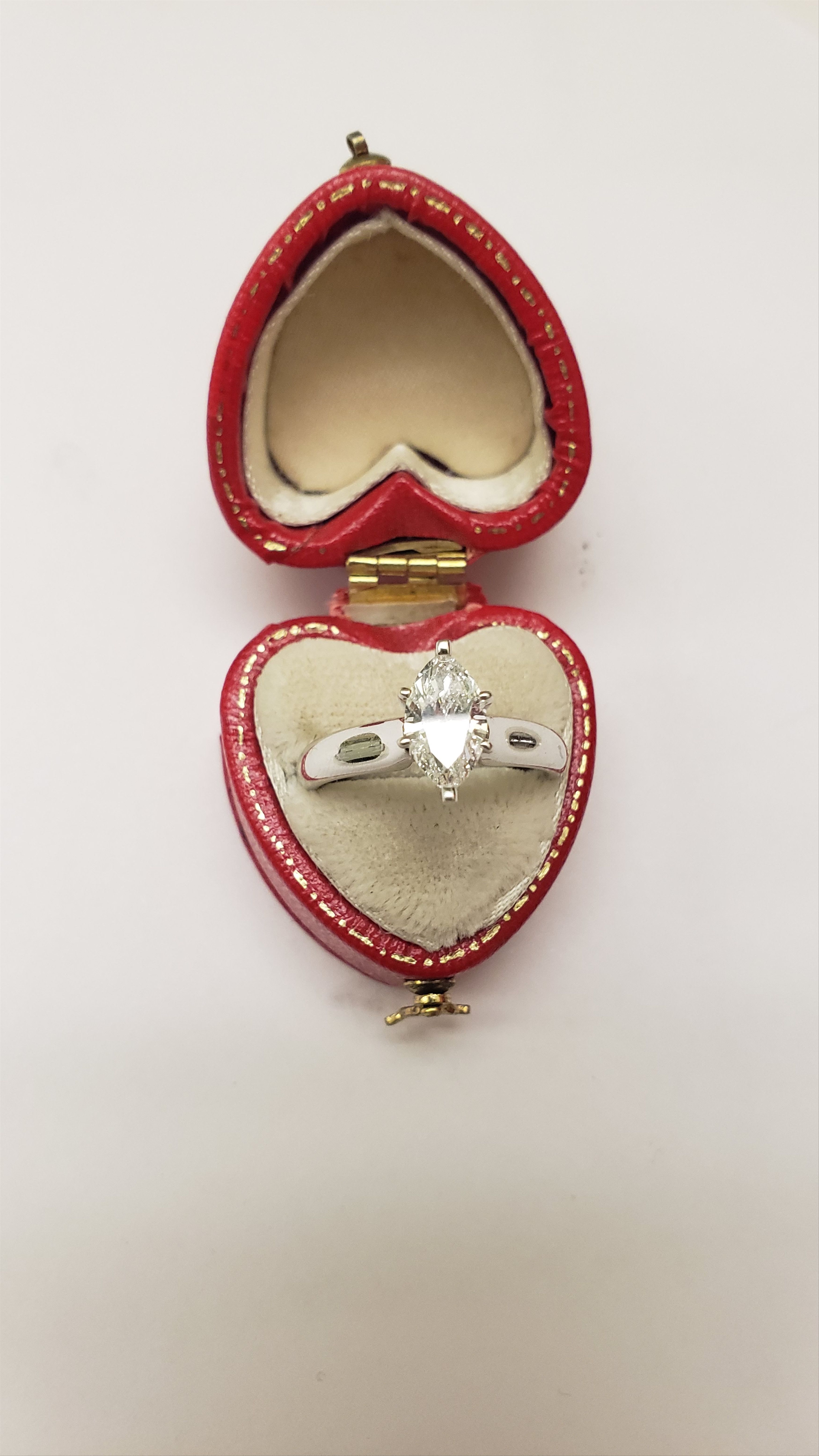 Other GIA Certified! $7,000 14k White Gold 1.01ct Diamond Ring Size ONE SIZE - 2 Thumbnail