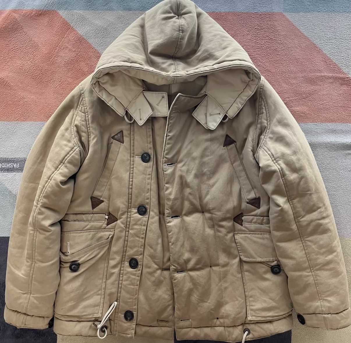 Polo Ralph Lauren Polo Ralph Lauren Cotton Linen Heavy Padded Jacket K22 Size US S / EU 44-46 / 1 - 2 Thumbnail