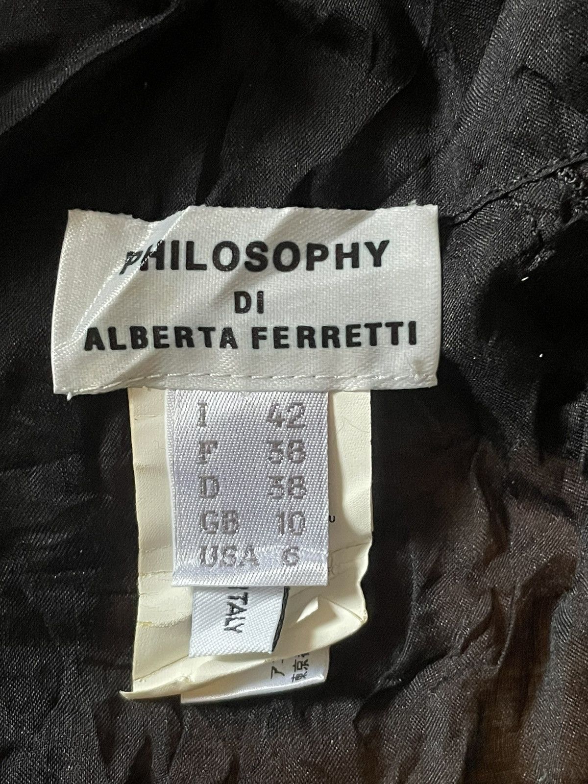 Alberta Ferretti × Vintage Mesh Top by Philosophy Di Alberta Ferretti Size M / US 6-8 / IT 42-44 - 3 Thumbnail