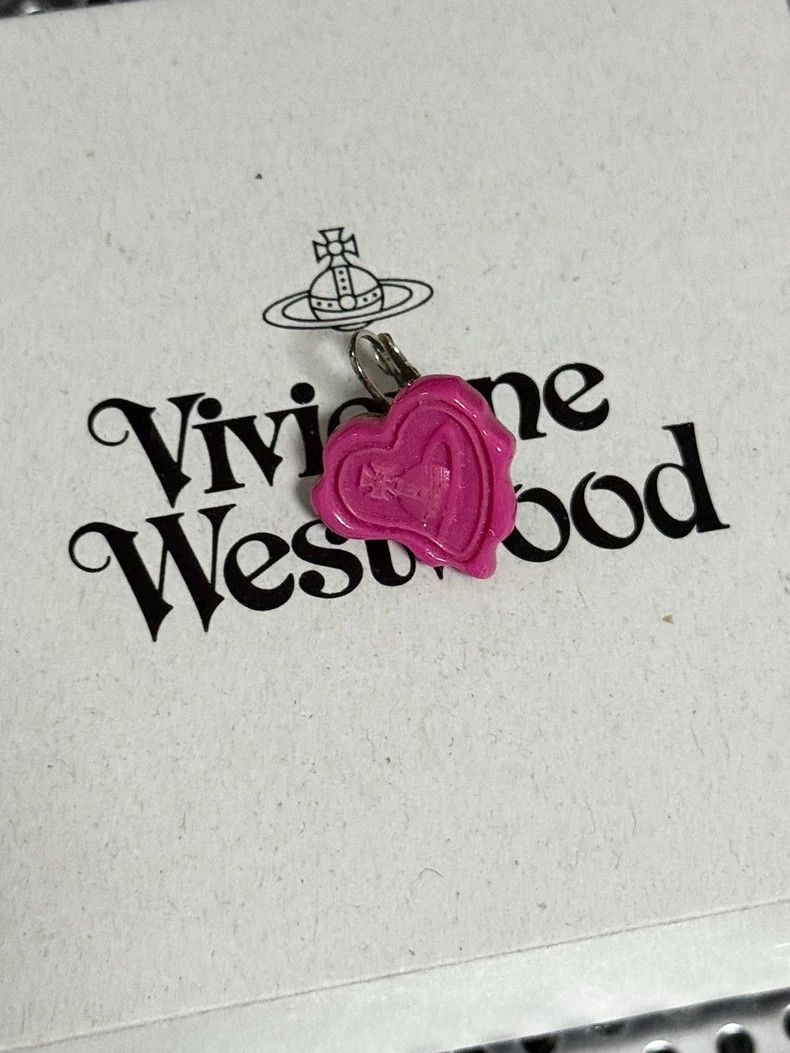 Vivienne Westwood Vivienne Westwood Pink lacquered earrings and necklace Size ONE SIZE - 4 Thumbnail