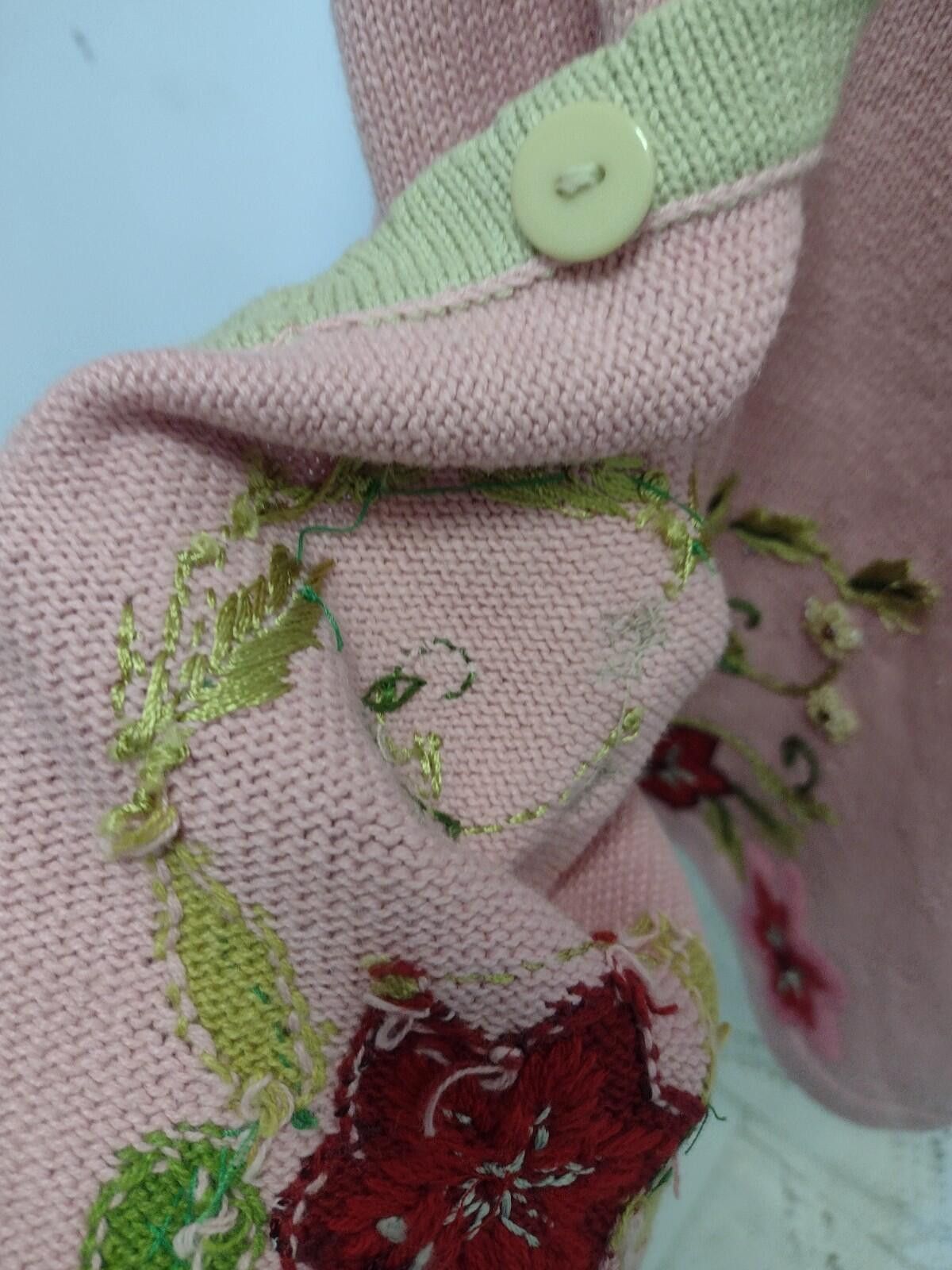Other Storybook Knits Wrapped in Romance Floral Duster Cardigan L Size L / US 10 / IT 46 - 9 Thumbnail