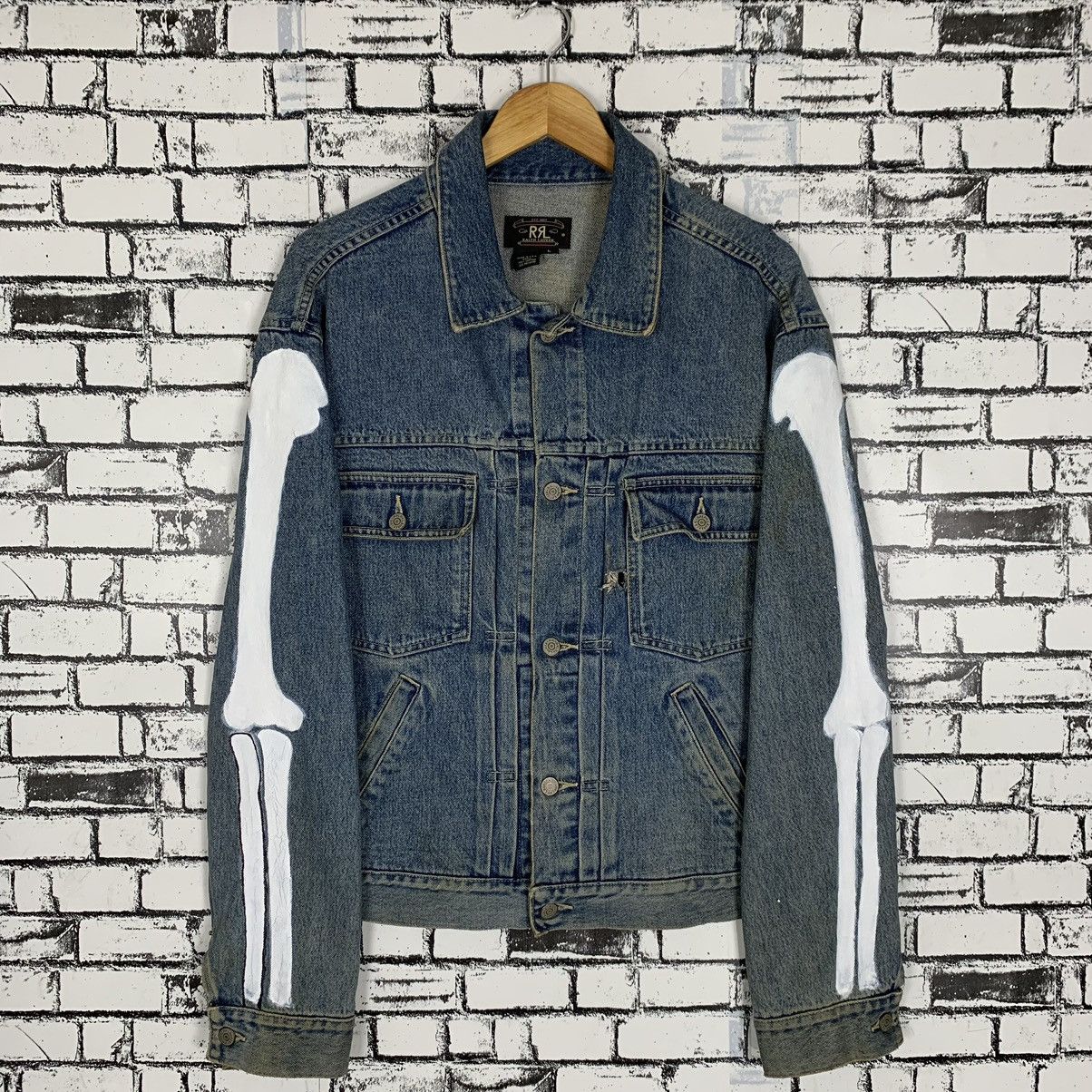 RRL Ralph Lauren Vintage Ralph Lauren Custom The Shining Denim Jacket Size US L / EU 52-54 / 3 - 1 Thumbnail