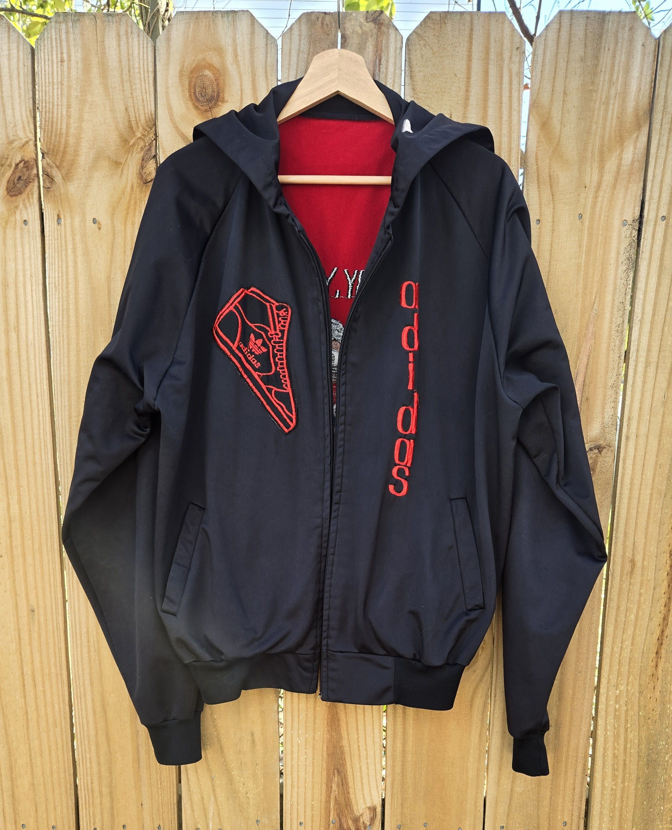 Vintage Vintage 90s custom Adidas jacket Size US L / EU 52-54 / 3 - 2 Thumbnail
