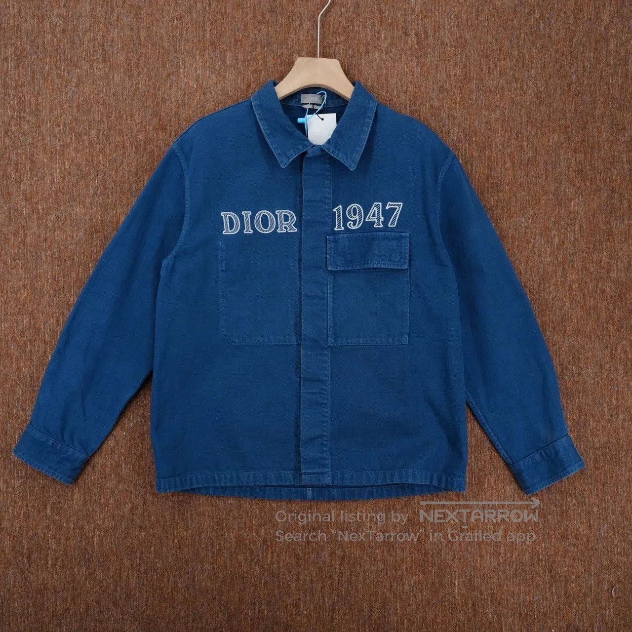 Dior Dior 1947 Embroidered Logo Denim Jacket. Size US M / EU 48-50 / 2 - 1 Thumbnail