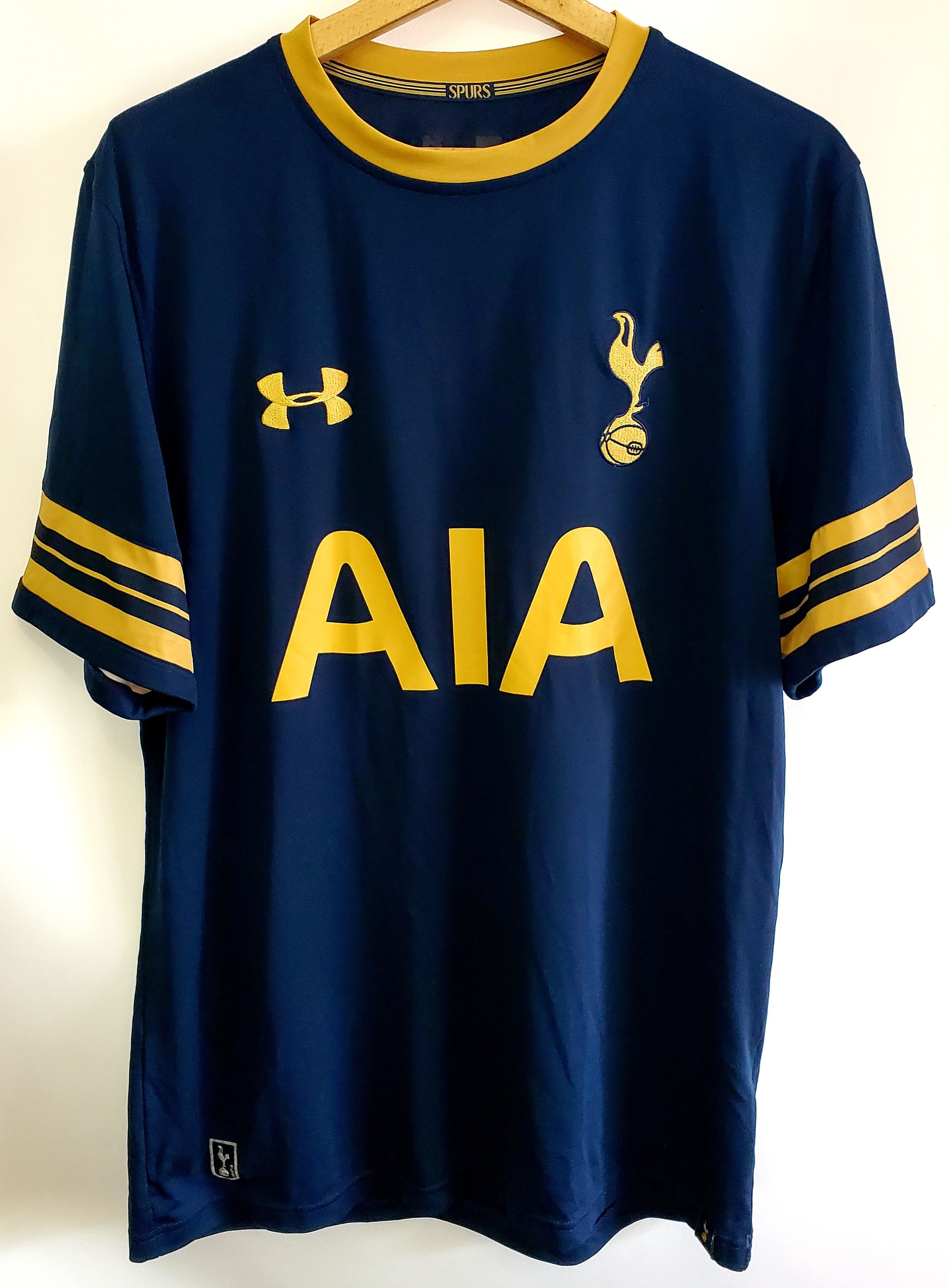 TOTTENHAM HOTSPUR 2016/2017 HOME FOOTBALL SOCCER JERSEY shops UNDER ARMOUR WHITE SZ XL