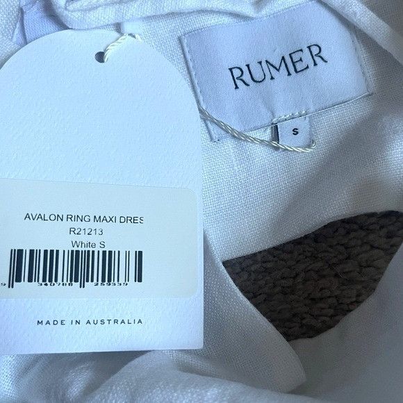 Other Revolve Rumer Small Linen Avalon Tortoise Ring Cutout Maxi W Size S / US 4 / IT 40 - 7 Thumbnail