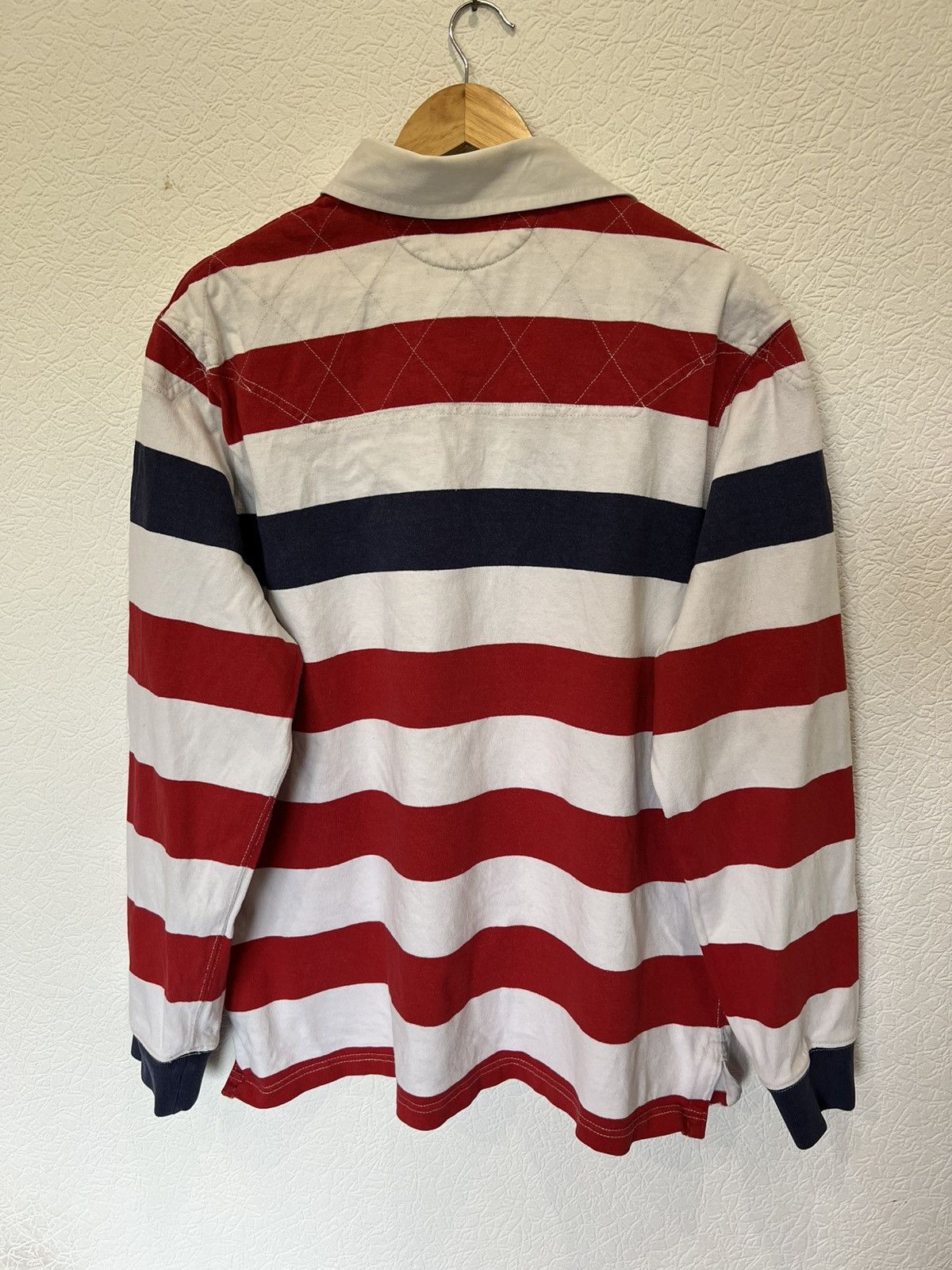 Polo Ralph Lauren Vintage Polo Ralph Lauren Rugby Shirt Long Sleeve Striped Size US XL / EU 56 / 4 - 7 Thumbnail