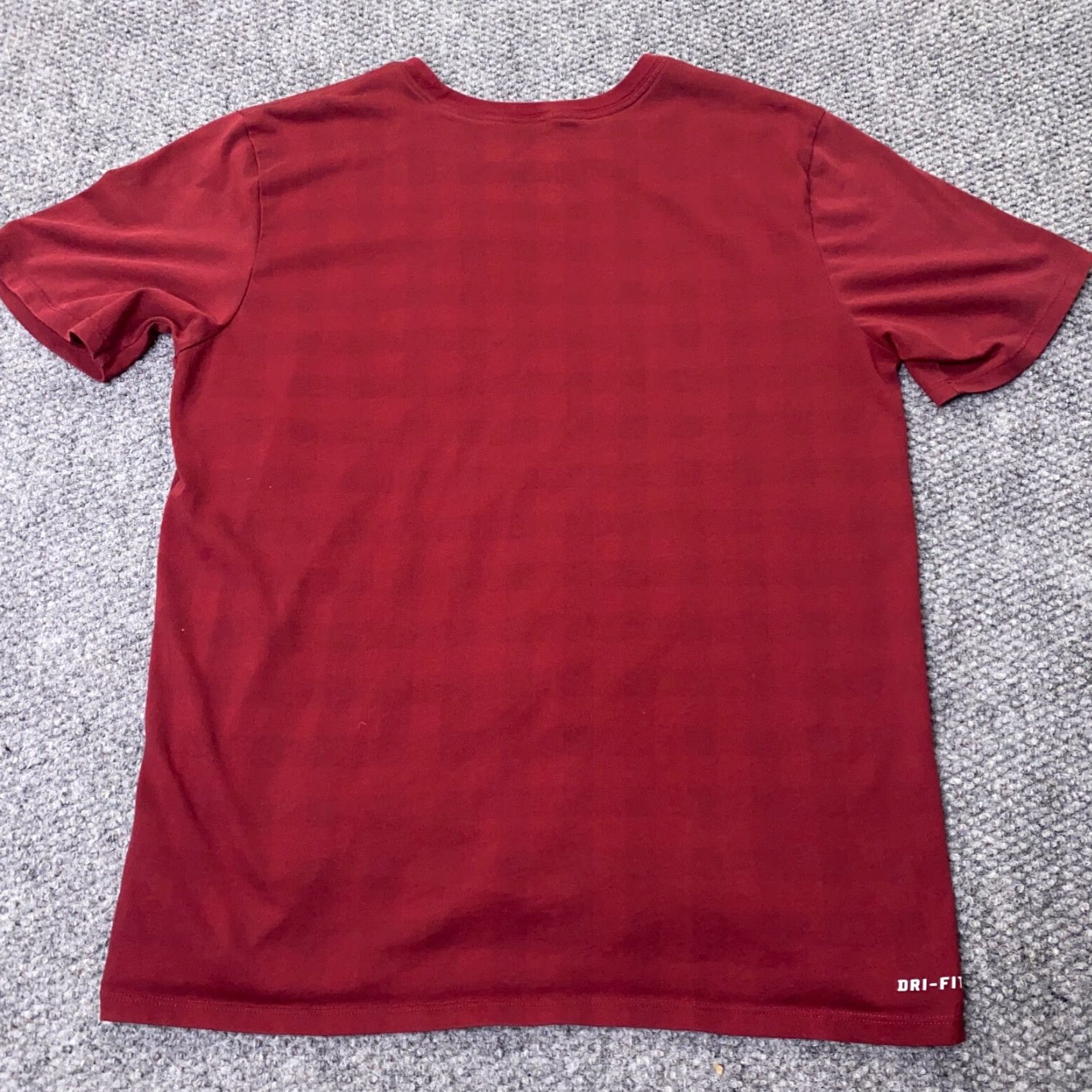 Nike Nike SB Shirt Women L Red Dri-Fit Plaid Pocket Short Sleeve Crew Neck Pullover Cotton Polyester Skateboarding Casual Activewear Size L / US 10 / IT 46 - 4 Thumbnail